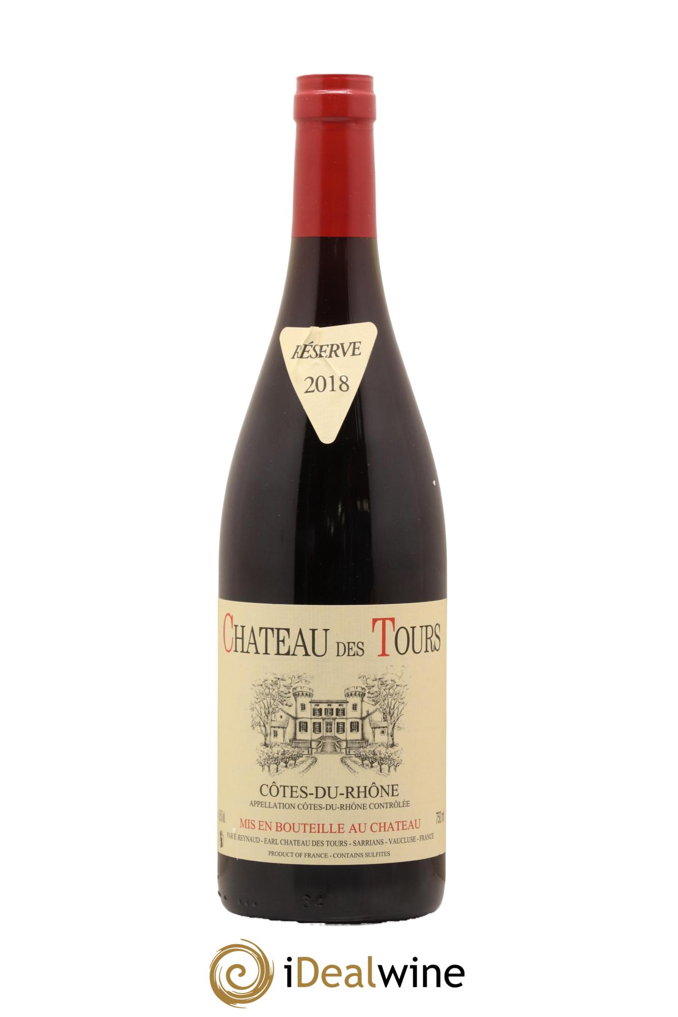 Côtes-du-Rhône Château des Tours Emmanuel Reynaud 2018 - Lot de 1 bouteille - 0