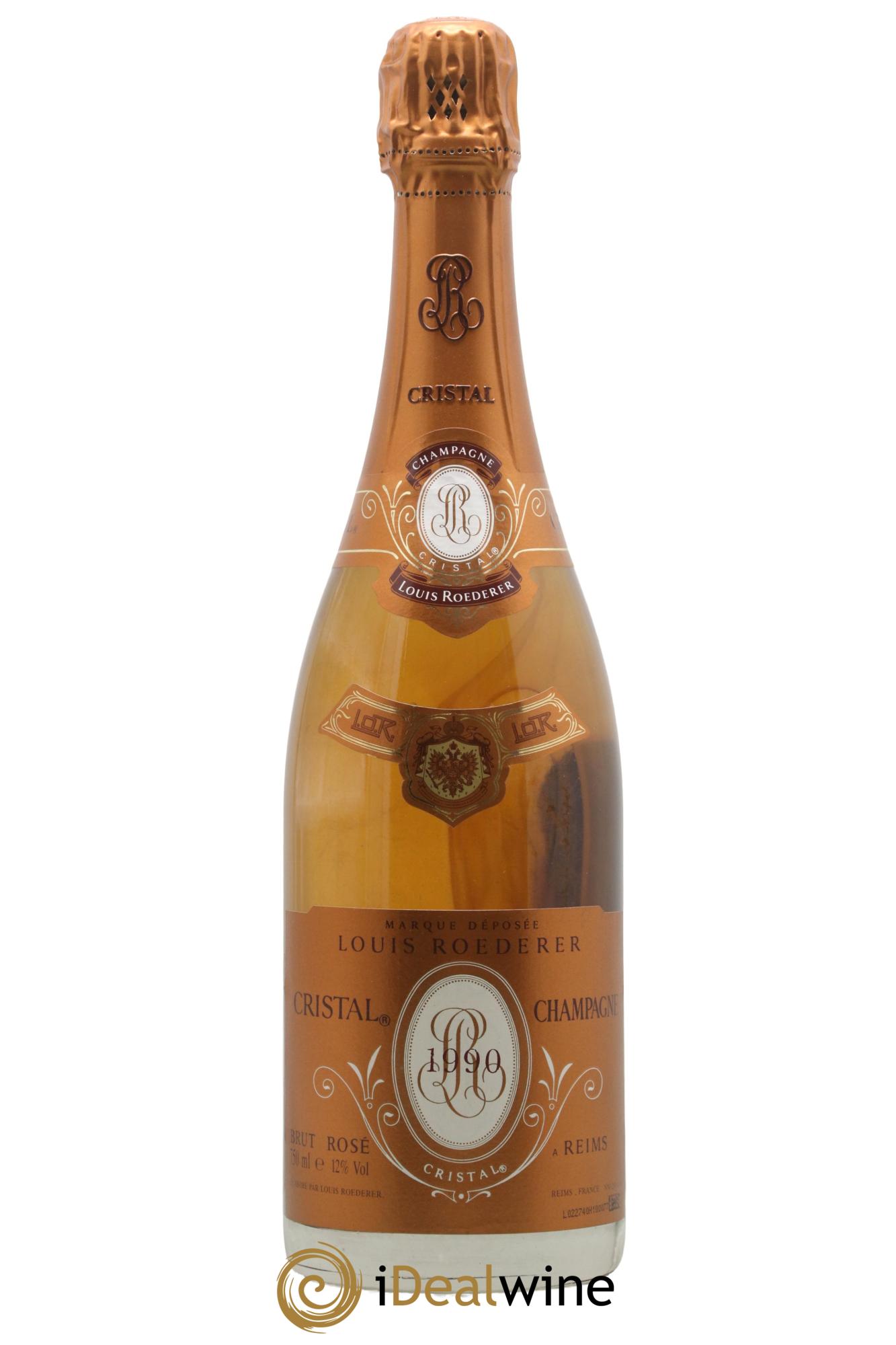 Cristal Louis Roederer 1990 - Posten von 1 Flasche - 1