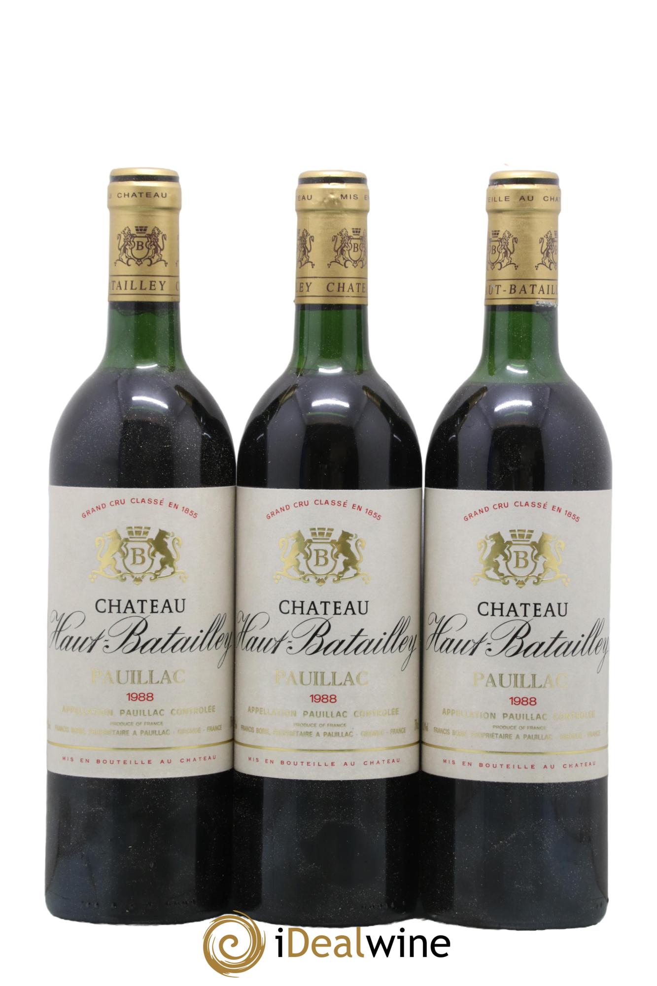 Château Haut Batailley 5ème Grand Cru Classé 1988 - Lot de 12 bouteilles - 3