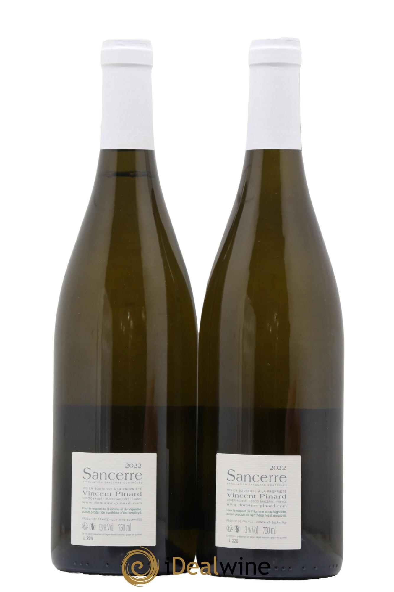 Sancerre Les Créots (anciennement Clémence) Vincent Pinard 2022 - Lotto di 2 bottiglie - 1