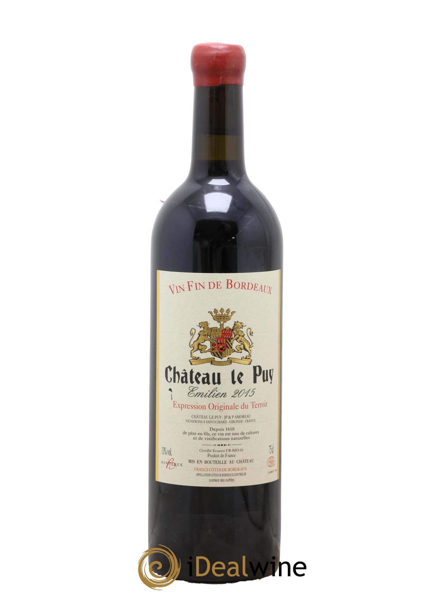 Le Puy - Cuvée Emilien 2015 - Lotto di 1 bottiglia - 0