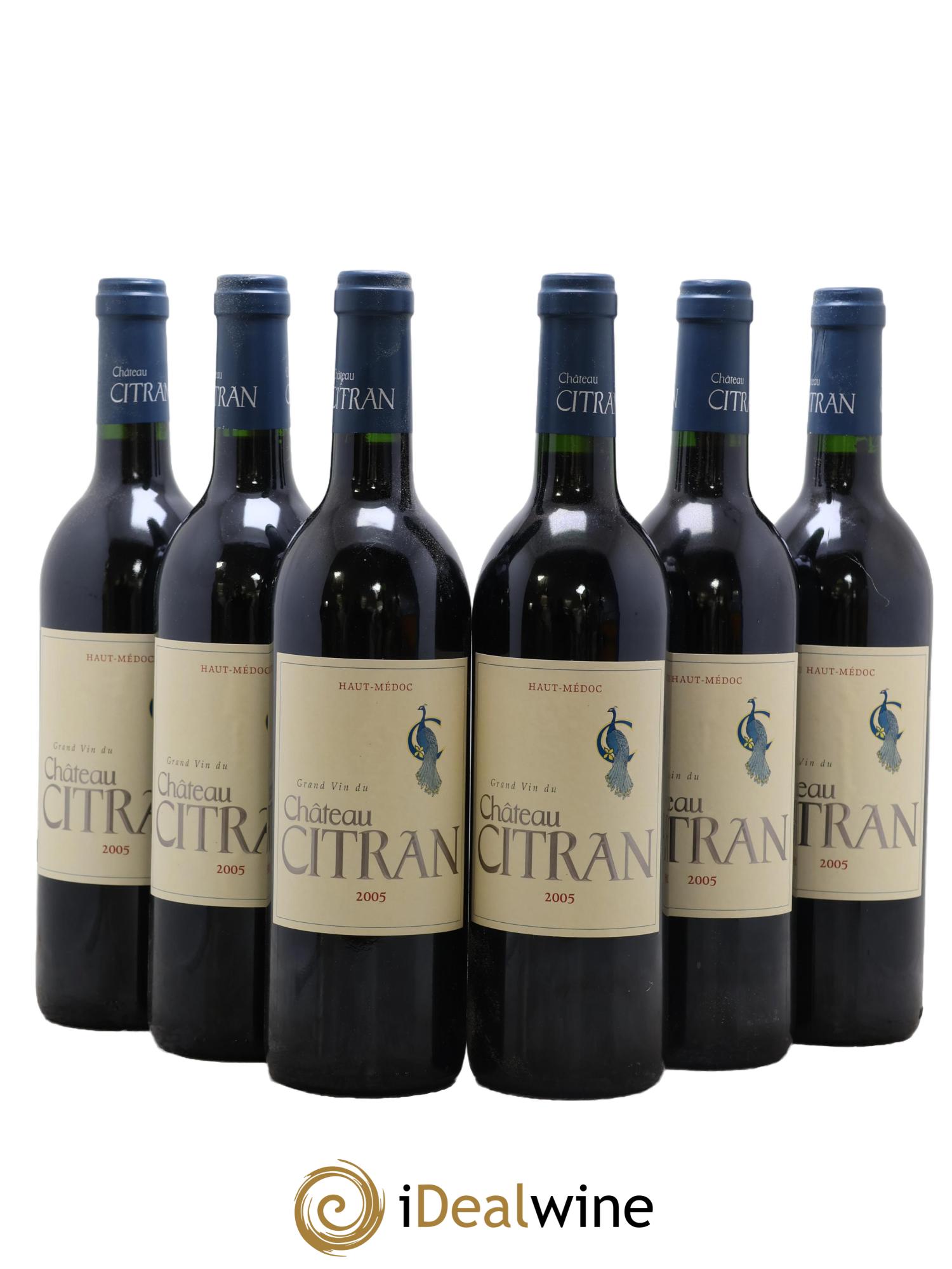 Château Citran Cru Bourgeois 2005 - Posten von 6 Flaschen - 0
