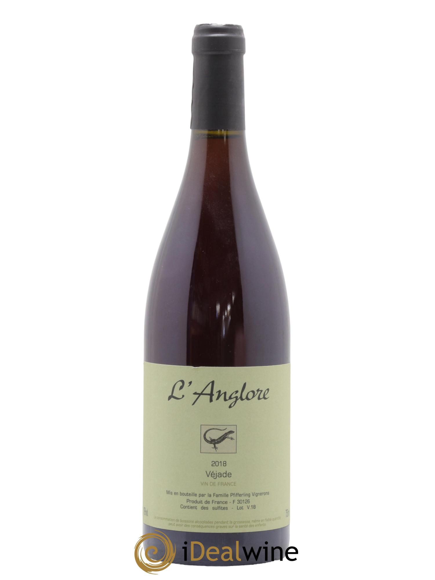 Vin de France Véjade L'Anglore 2018 - Lot de 1 bouteille - 0