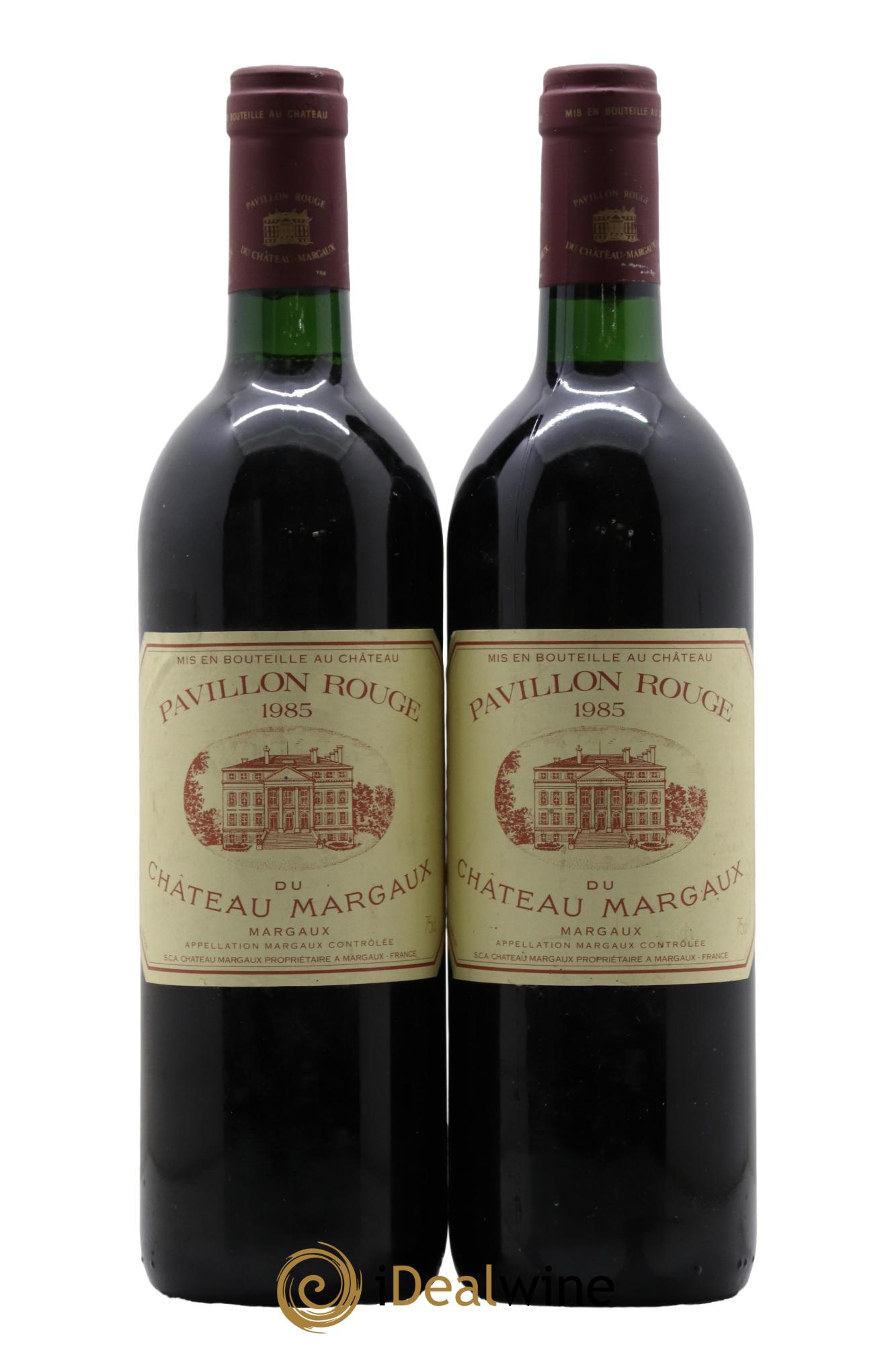 Pavillon Rouge du Château Margaux Second Vin 1985 - Lot de 2 bouteilles - 0