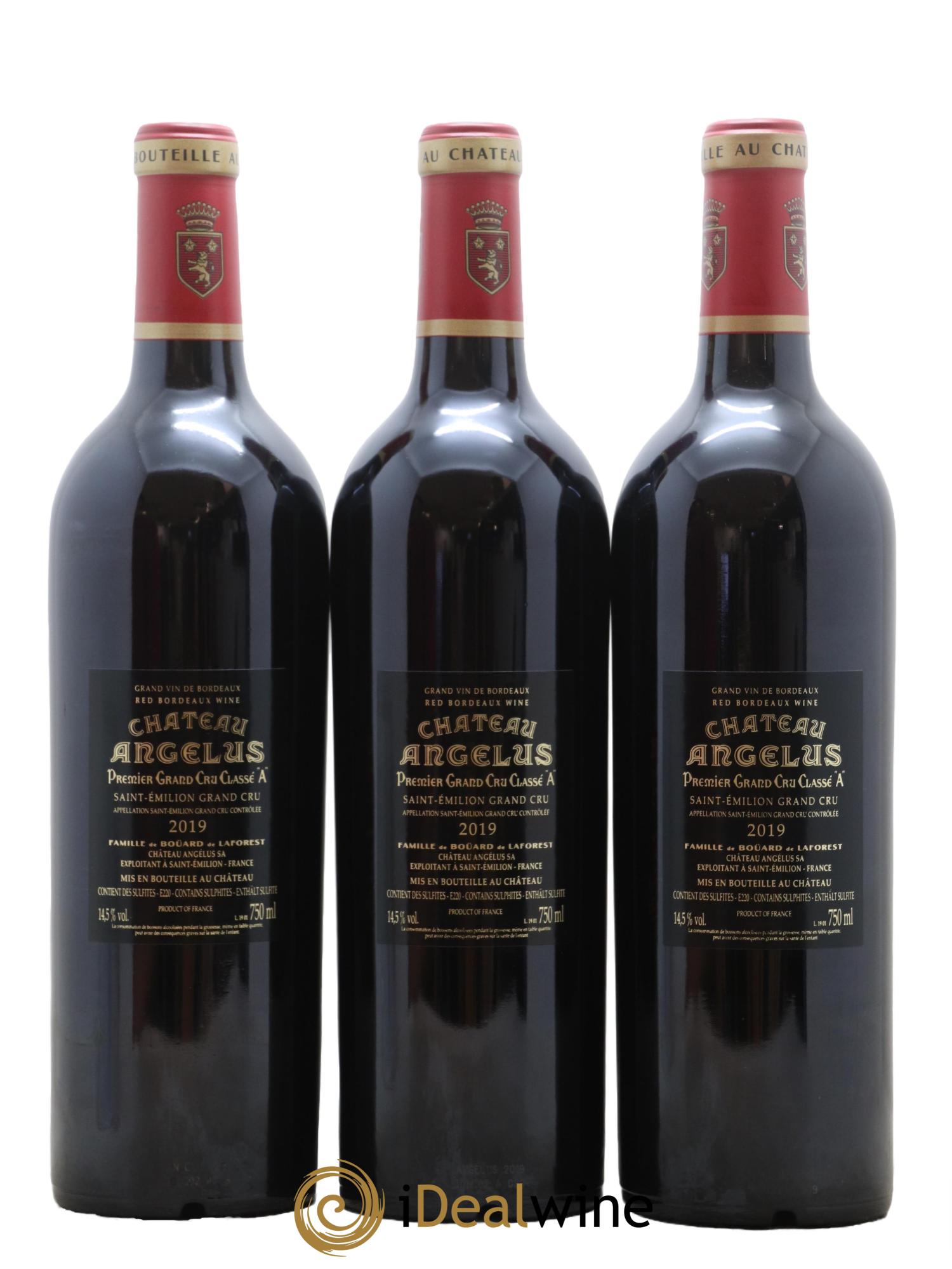 Château Angélus 1er Grand Cru Classé A 2019 - Lot de 6 bouteilles - 2