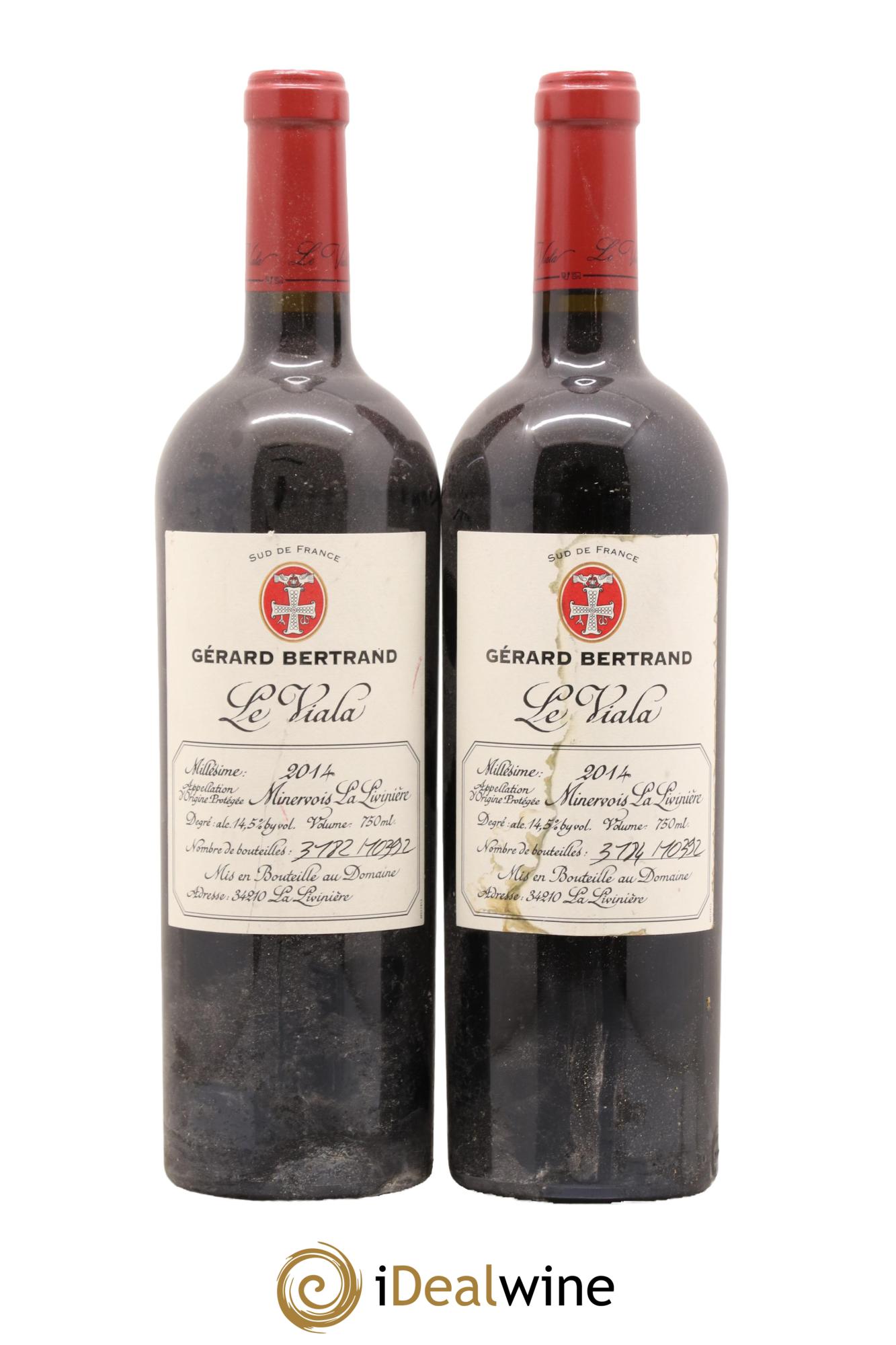 Minervois La Livinière Le Viala Gérard Bertrand 2014 - Lot de 2 bouteilles - 0