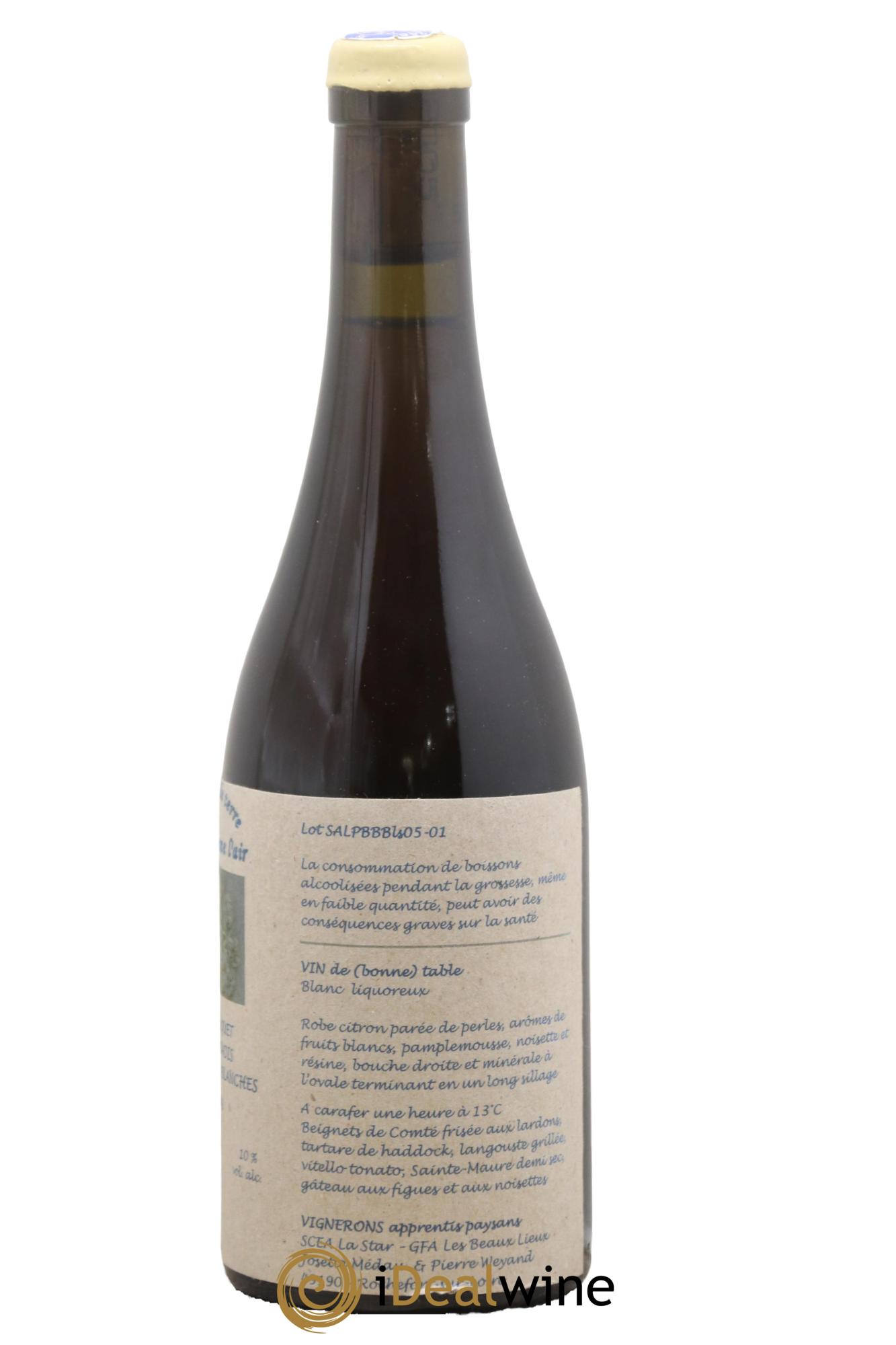 Vin de France Un vin de Terre Libre comme l'Air Le Bouquet du Paradis des Bonnes Blanches Josette Medau & Pierre Weyand 2006 - Posten von 1 Format 50cl - 2