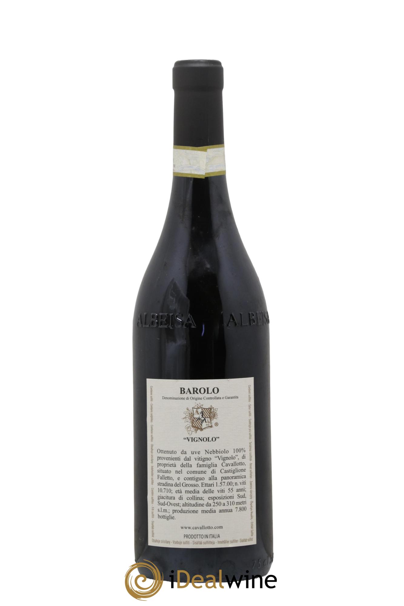 Barolo DOCG Cavallotto Riserva Vignolo 2013 - Posten von 1 Flasche - 1