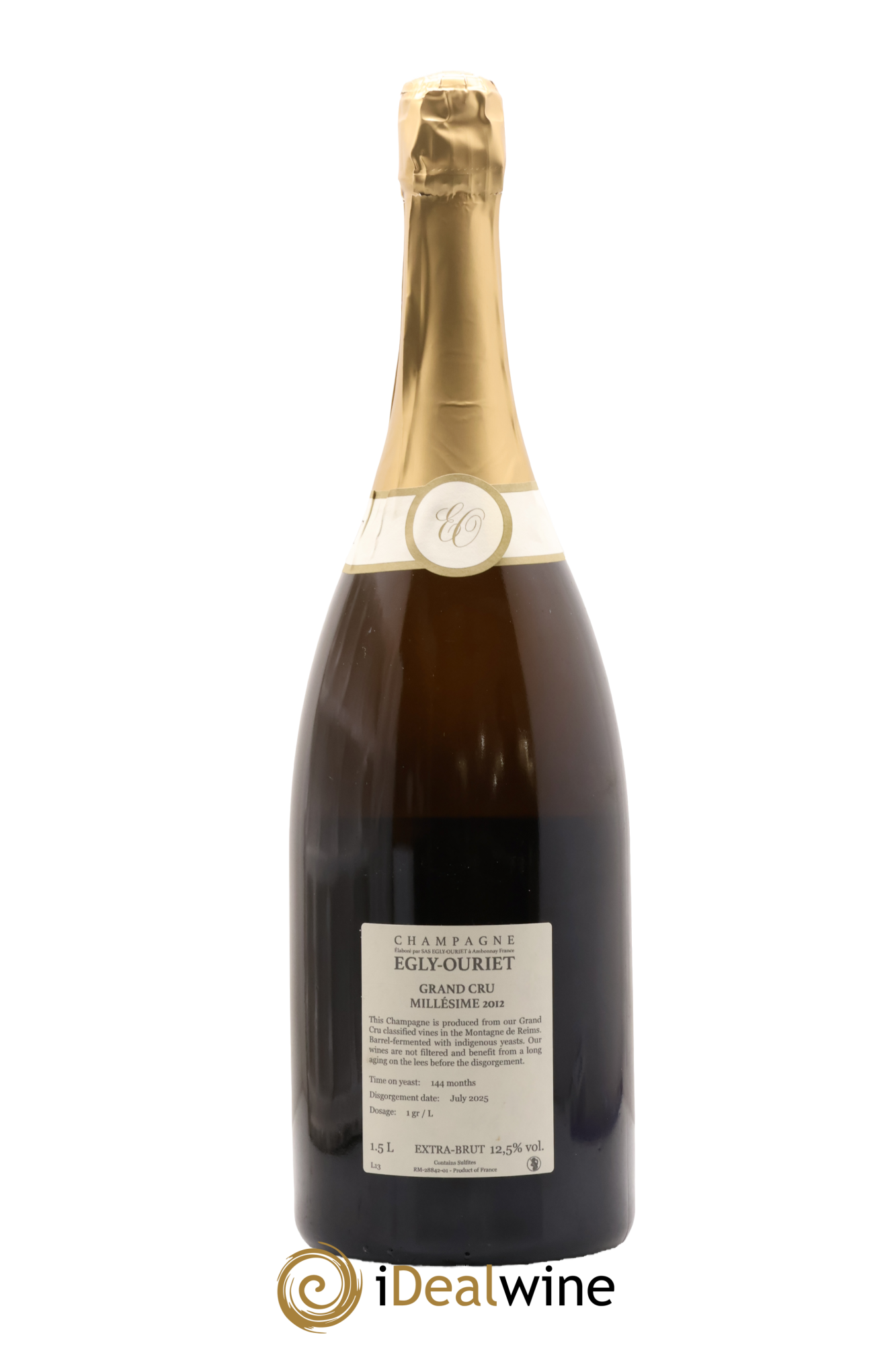 Grand Cru Brut Millésimé Egly-Ouriet 2012 - Lot de 1 magnum - 1