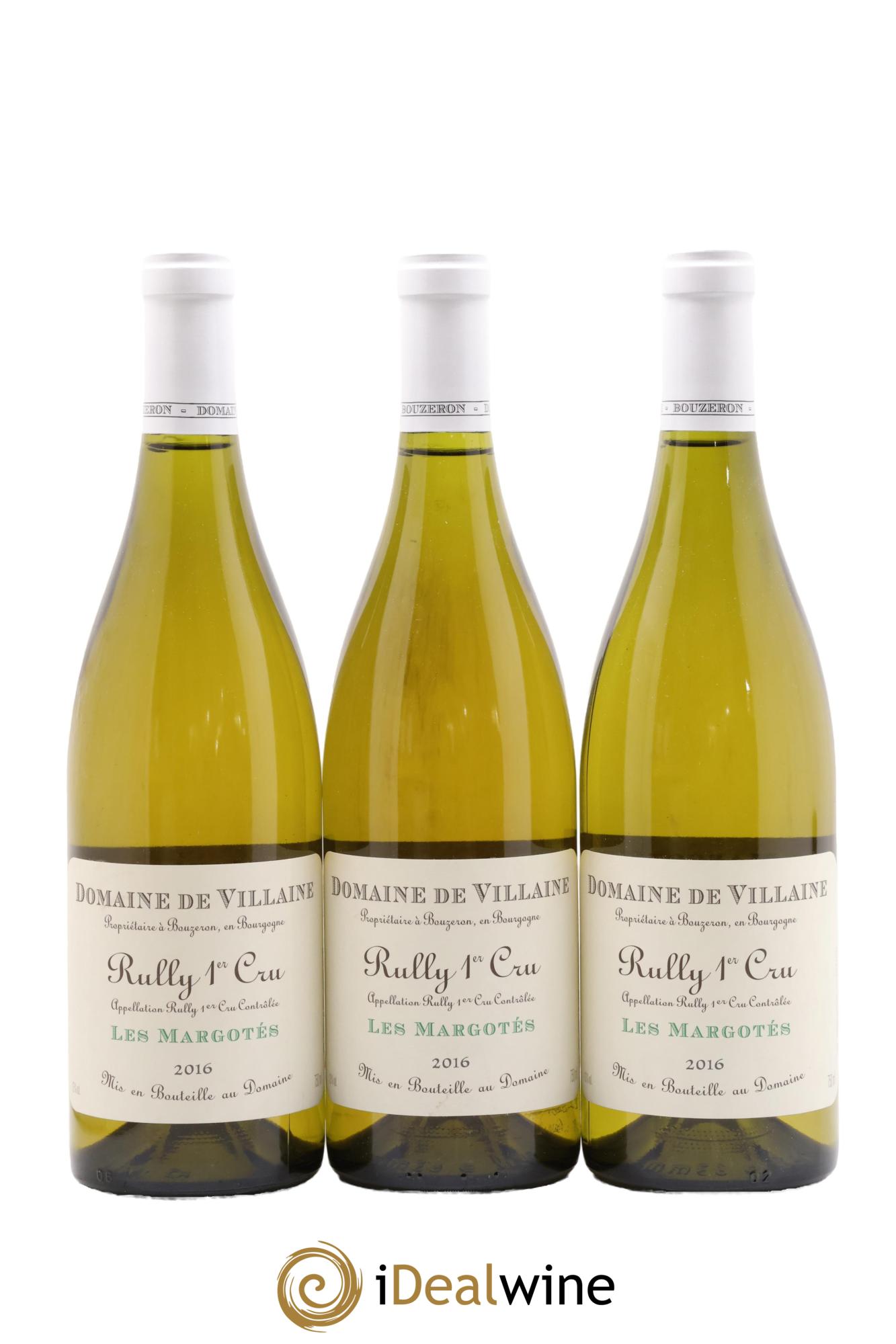 Rully 1er Cru Les Margotés Domaine de Villaine 2016 - Lot de 3 bouteilles - 0