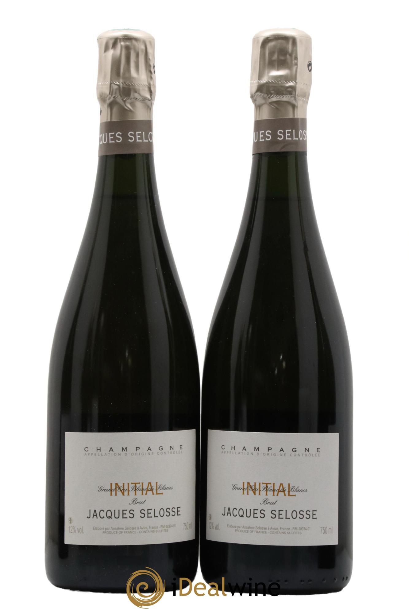 Initial Brut Jacques Selosse - Lot de 2 bouteilles - 0