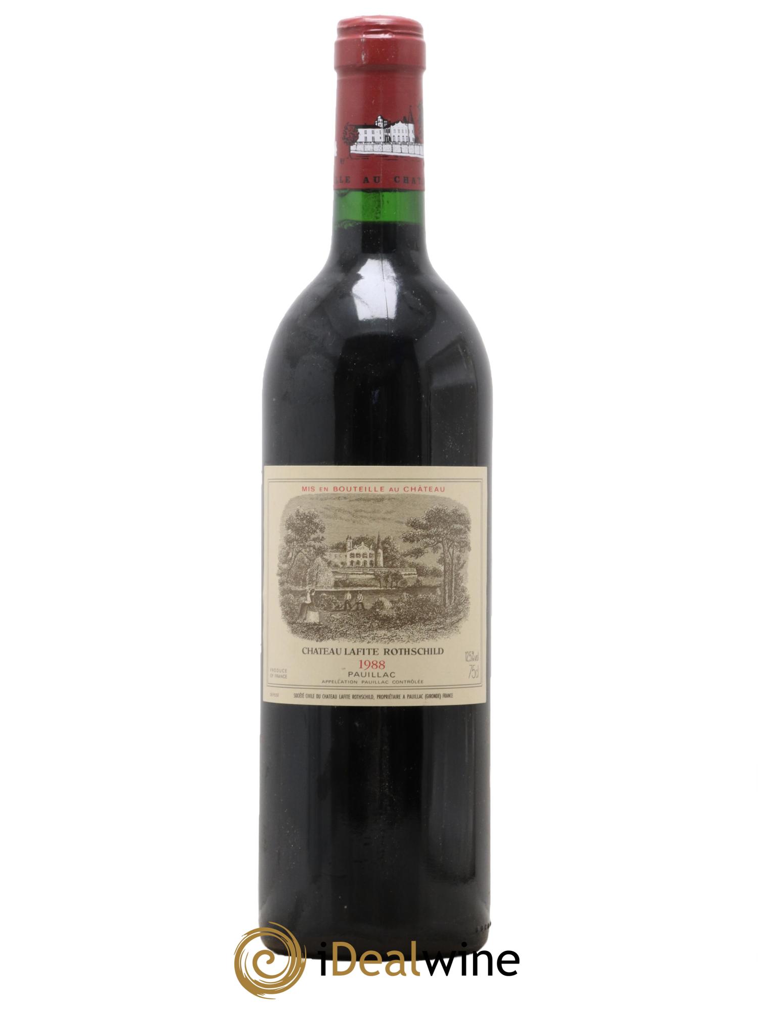 Château Lafite Rothschild 1er Grand Cru Classé 1988 - Lot de 1 bouteille - 0