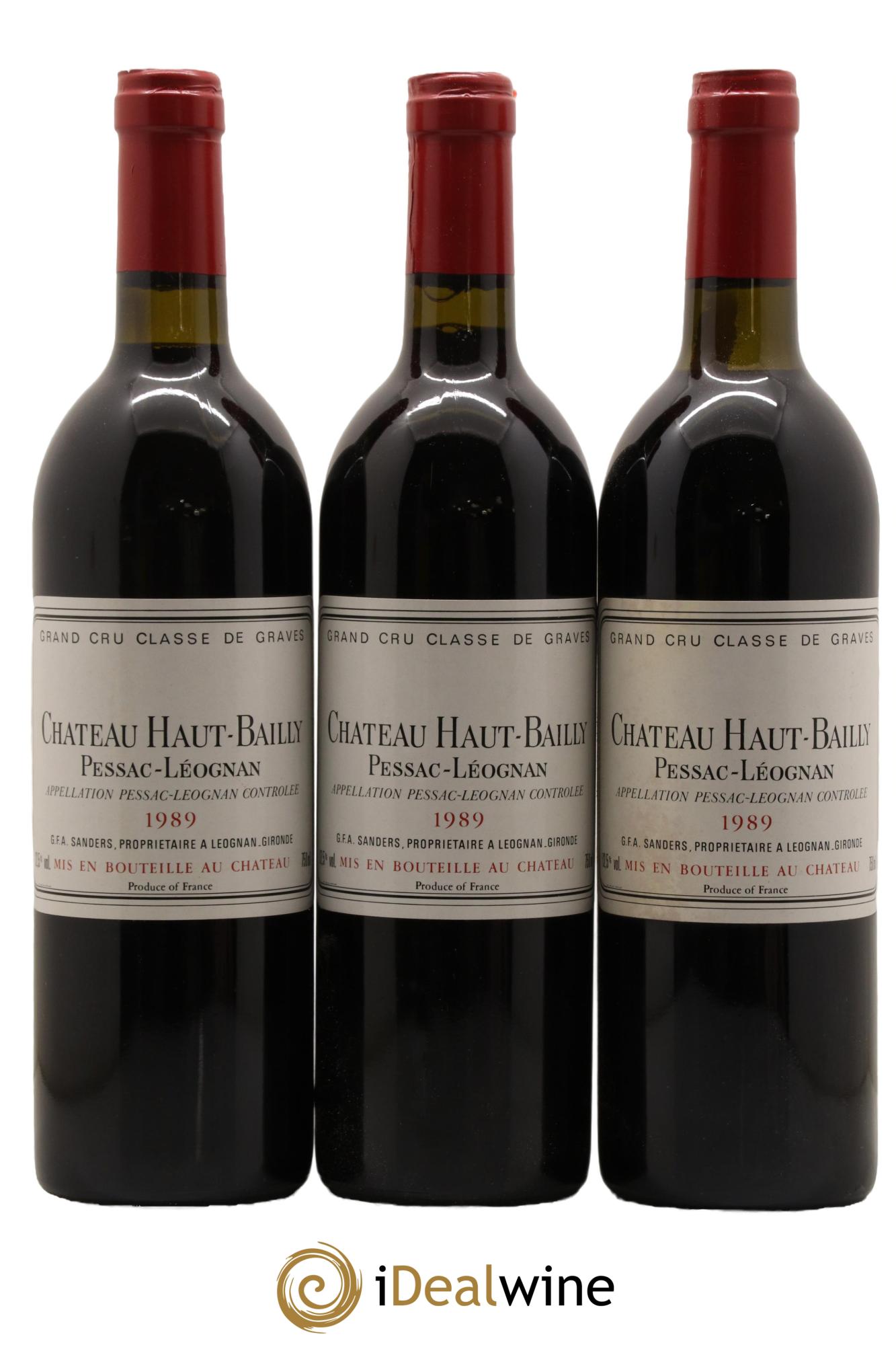 Château Haut-Bailly Cru Classé de Graves 1989 - Lot de 12 bouteilles - 2