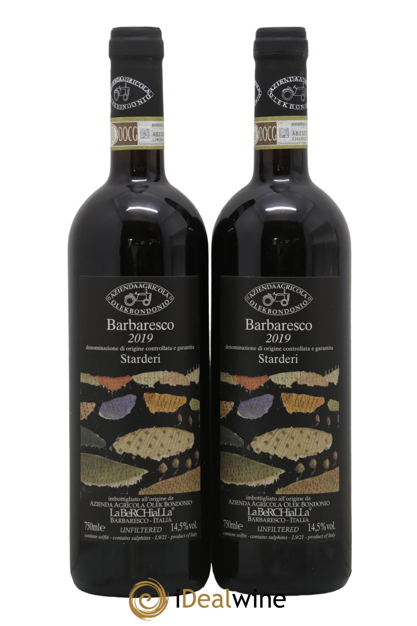 Barbaresco DOCG Starderi Olek Bondonio 2019 - Lot de 2 bouteilles - 0