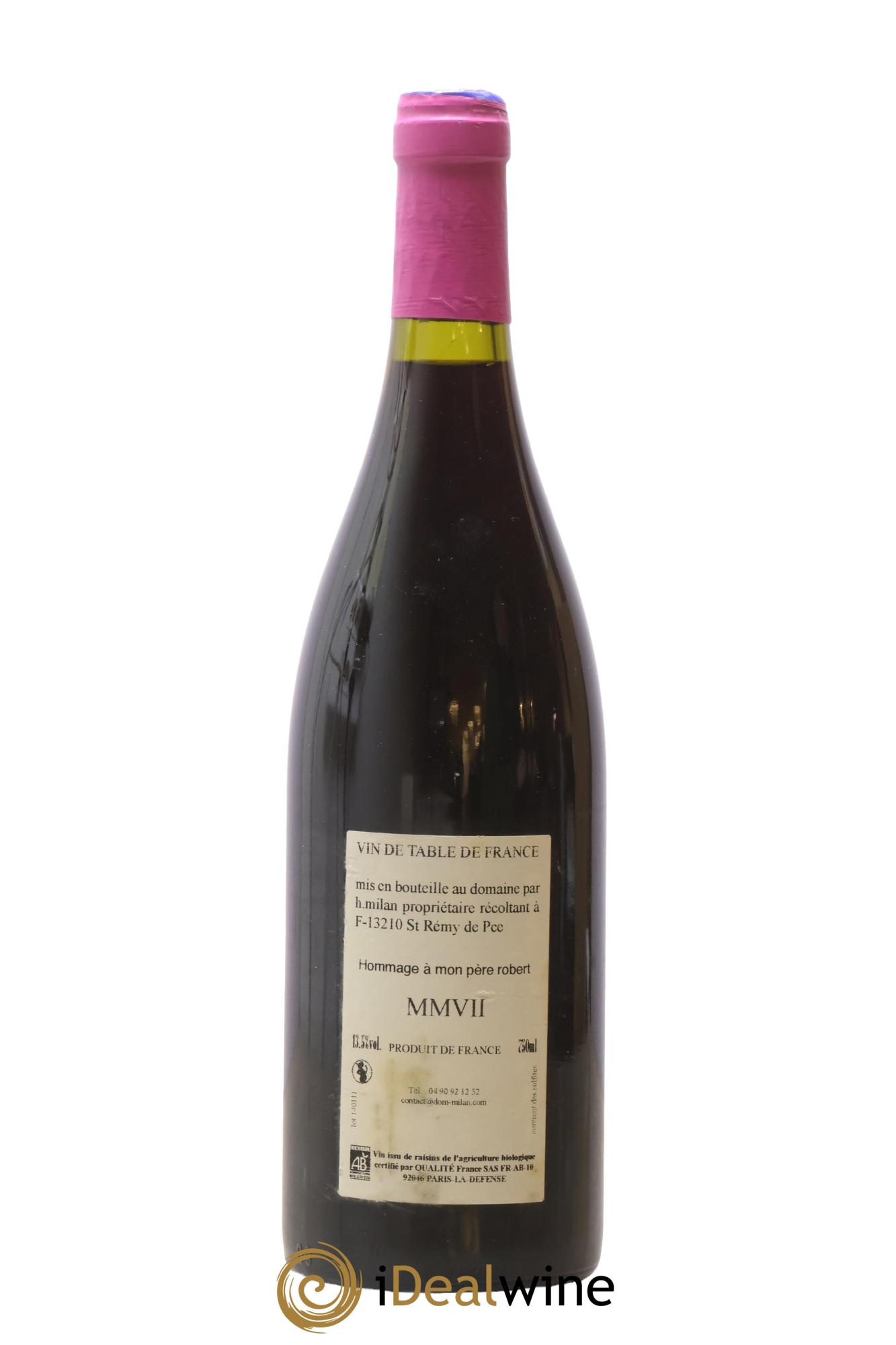 Vin de France Le Vallon Henri Milan 2007 - Lotto di 1 bottiglia - 1