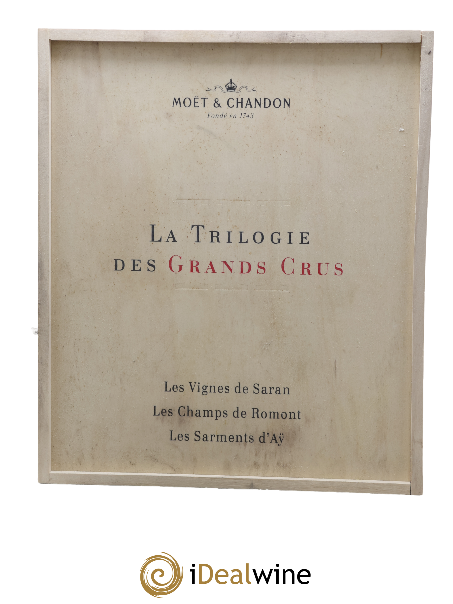 Champagne La Trilogie Des Grands Crus Moët Et Chandon - Lot of 3 bottles - 3