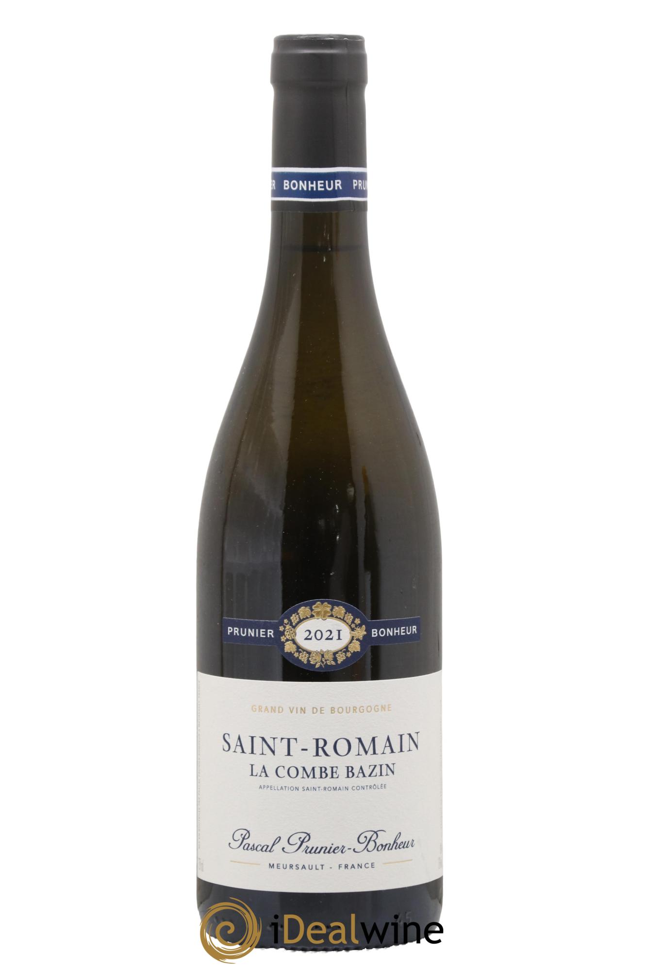 Saint-Romain La Combe Bazin Prunier-Bonheur 2021 - Posten von 1 Flasche - 0