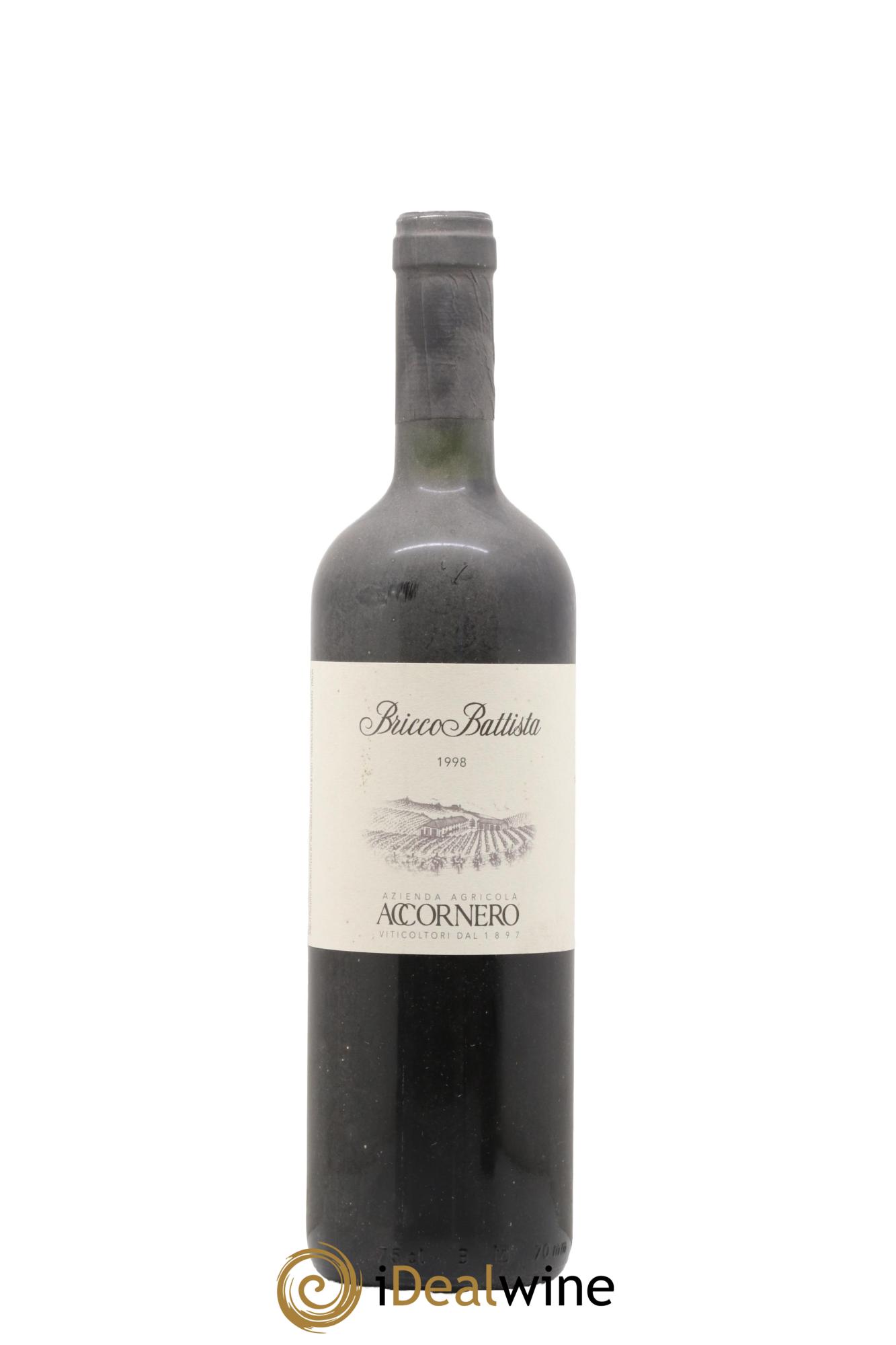 Piémont Barbera ddel Monferrato Superiore DOCG Accornero Bricco Batista 1998 - Lot de 1 bouteille - 0