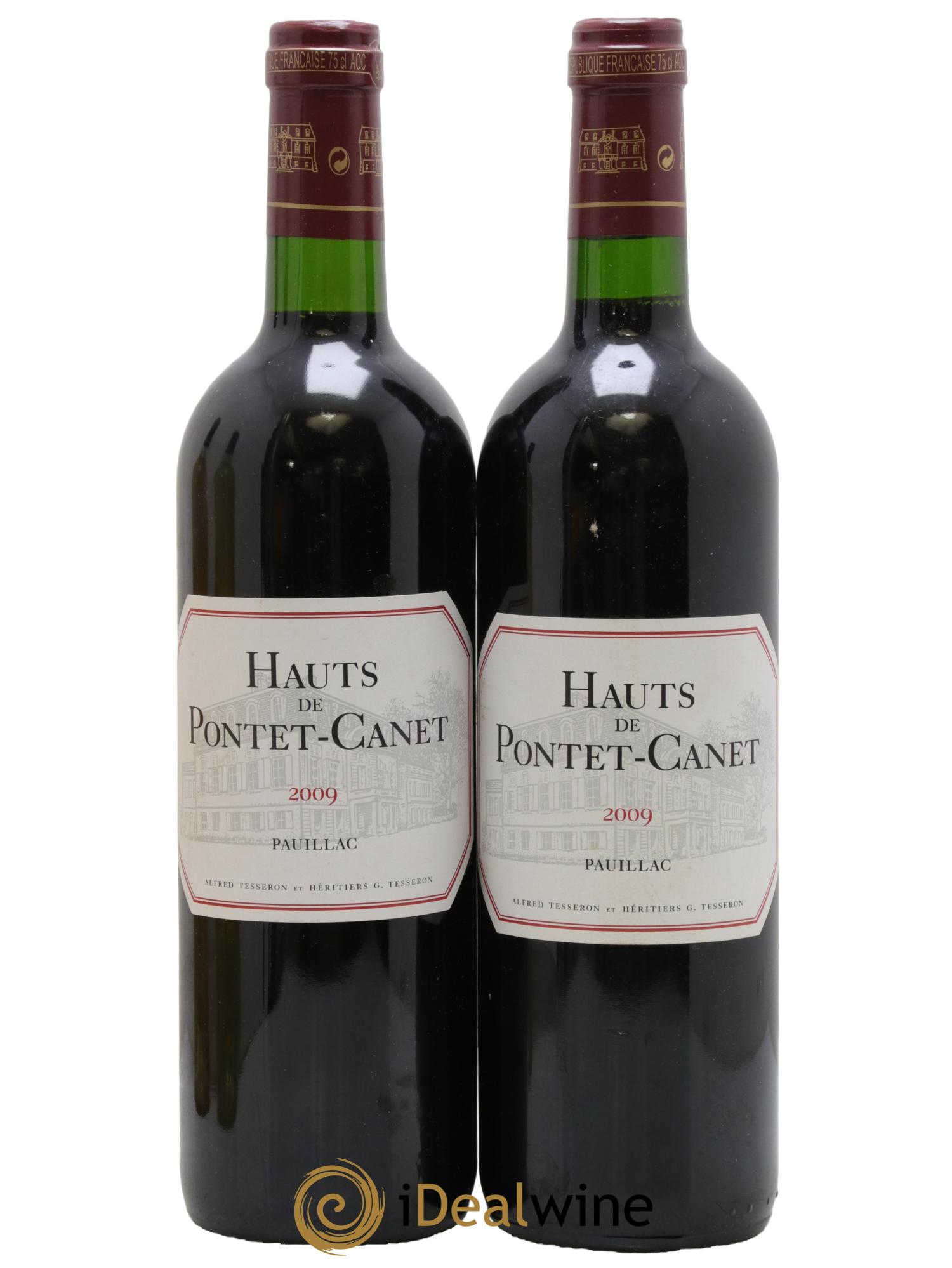 Les Hauts de Pontet-Canet Second Vin 2009 - Lot of 2 bottles - 0