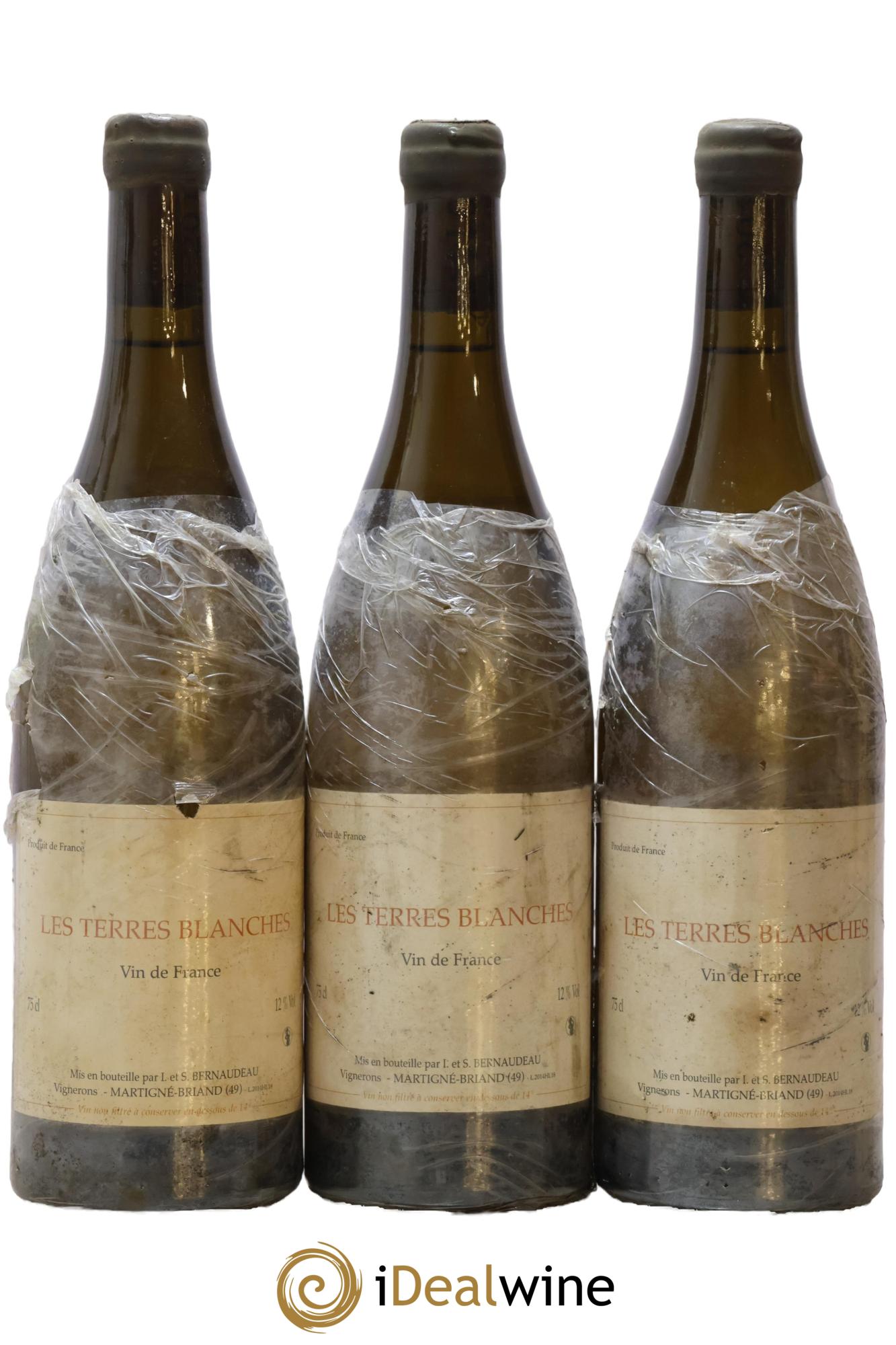Vin de France Les Terres Blanches Stéphane Bernaudeau 2014 - Lot de 3 bouteilles - 0