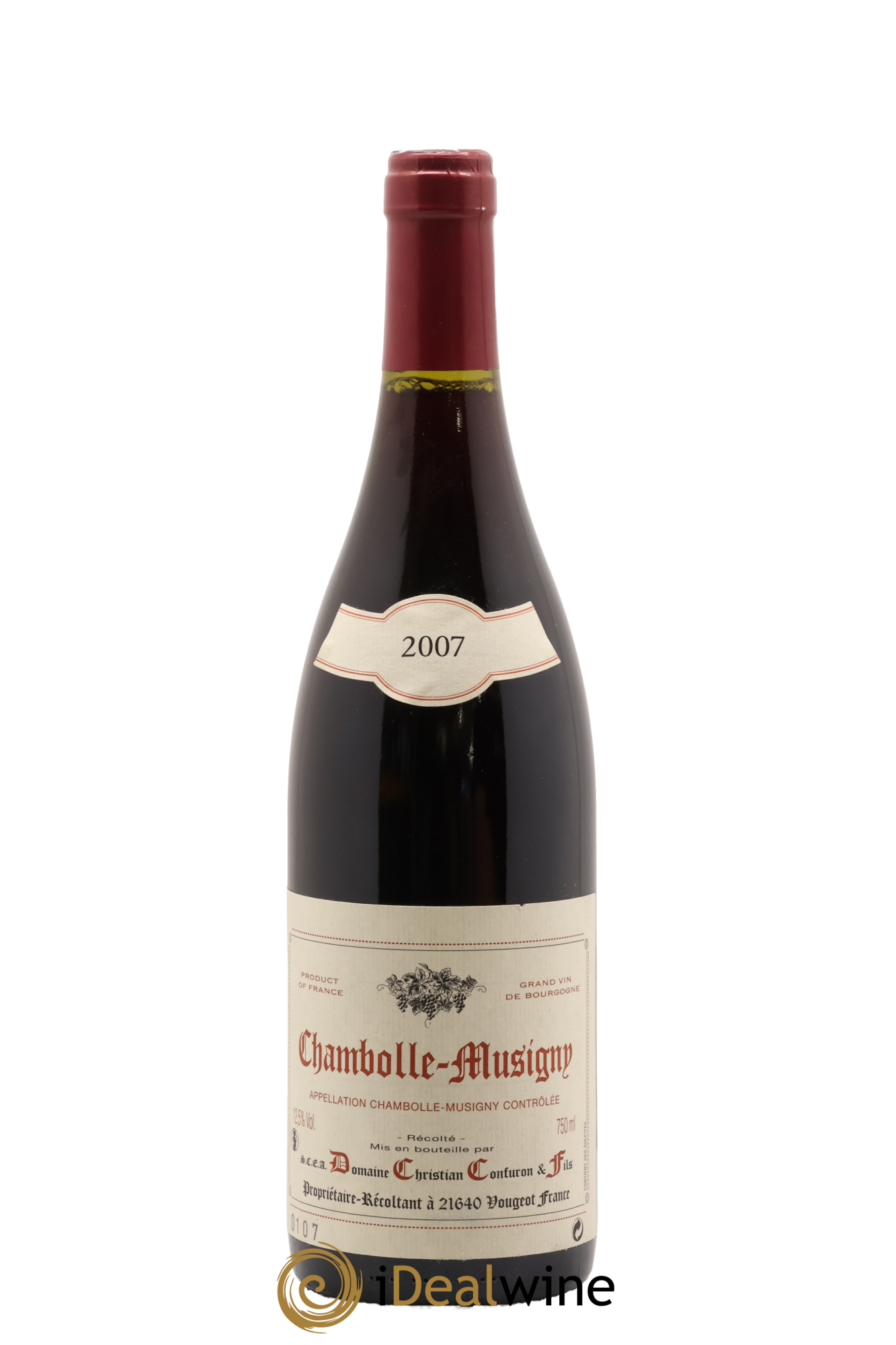 Chambolle-Musigny Christian Confuron 2007 - Lot de 1 bouteille - 0