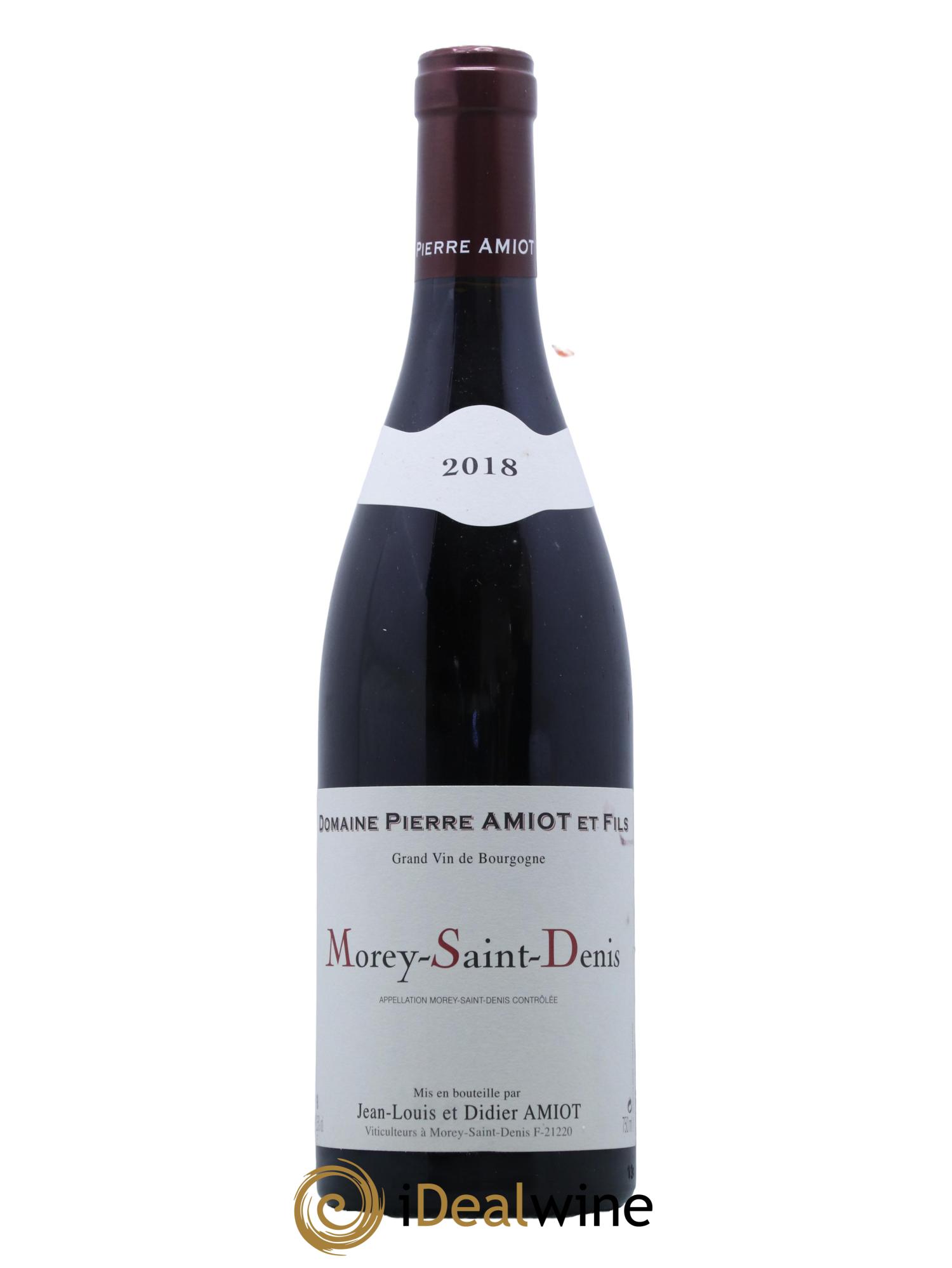 Morey-Saint-Denis Pierre Amiot et Fils 2018 - Lot de 1 bouteille - 0