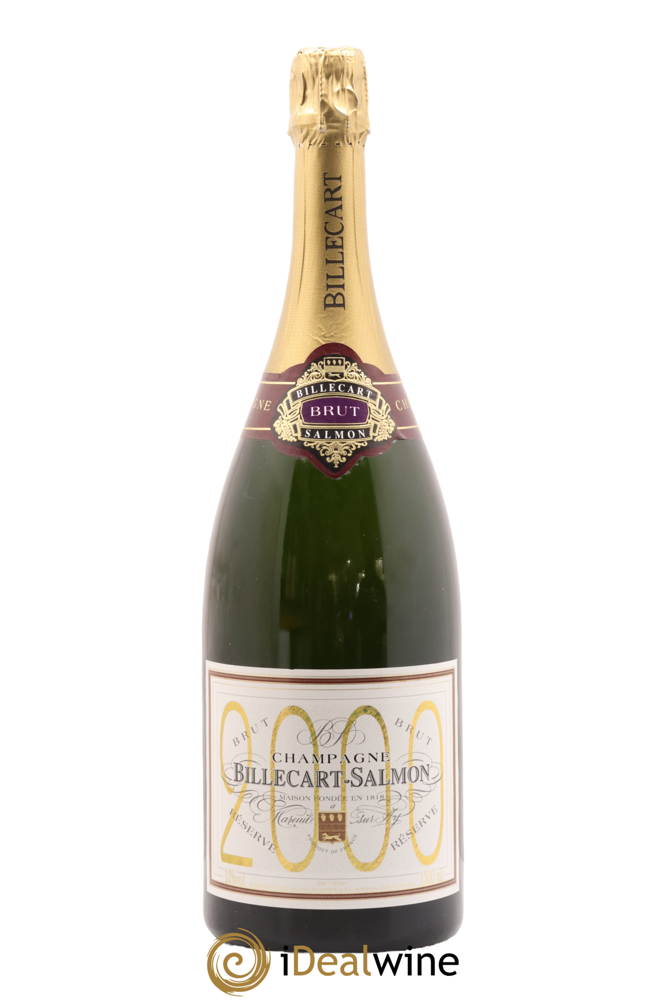 Brut Réserve Billecart-Salmon - Lotto di 1 magnum - 0