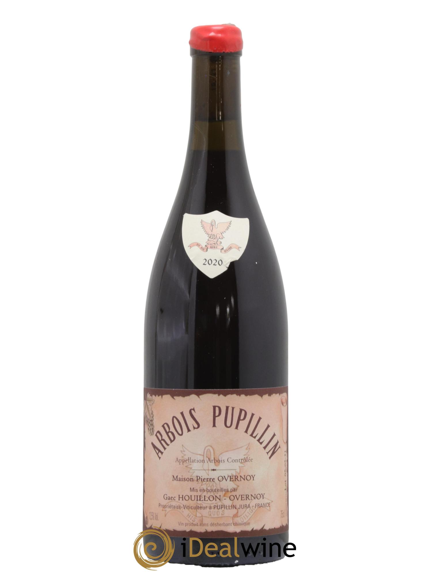 Arbois Pupillin Poulsard (cire rouge) Overnoy-Houillon (Domaine) Arbois Pupillin Domaine Pierre Overnoy 2020 - Lot de 1 bouteille - 0
