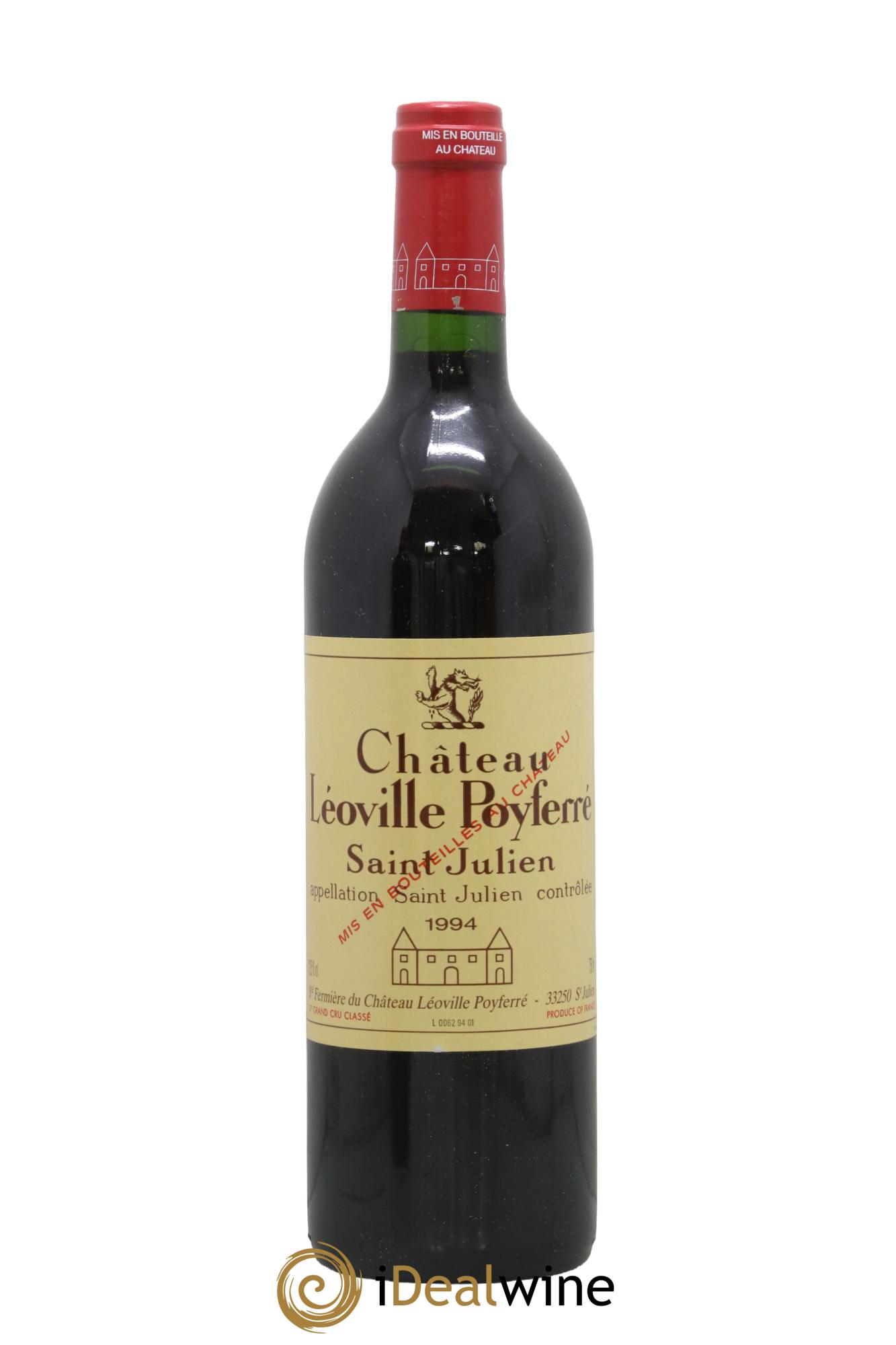 Château Léoville Poyferré 2ème Grand Cru Classé 1994 - Lot of 1 bottle - 0