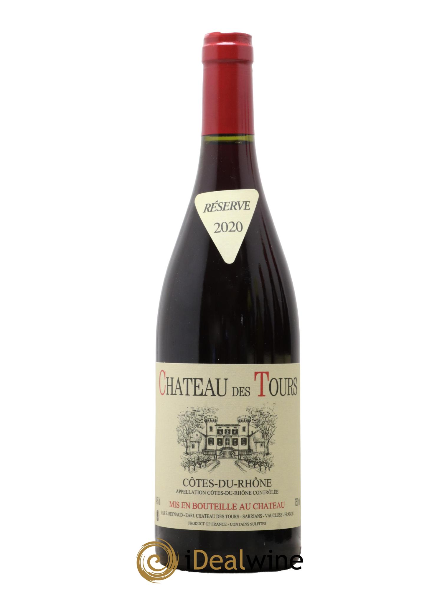 Côtes-du-Rhône Château des Tours Emmanuel Reynaud 2020 - Lot de 1 bouteille - 0