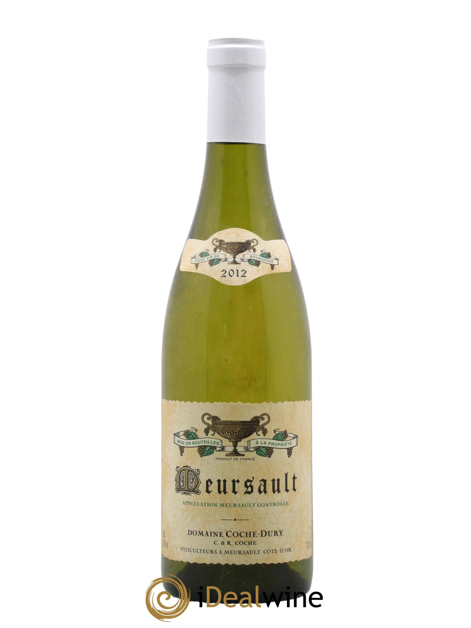 Meursault Coche Dury (Domaine) 2012 - Lot de 1 bouteille - 0