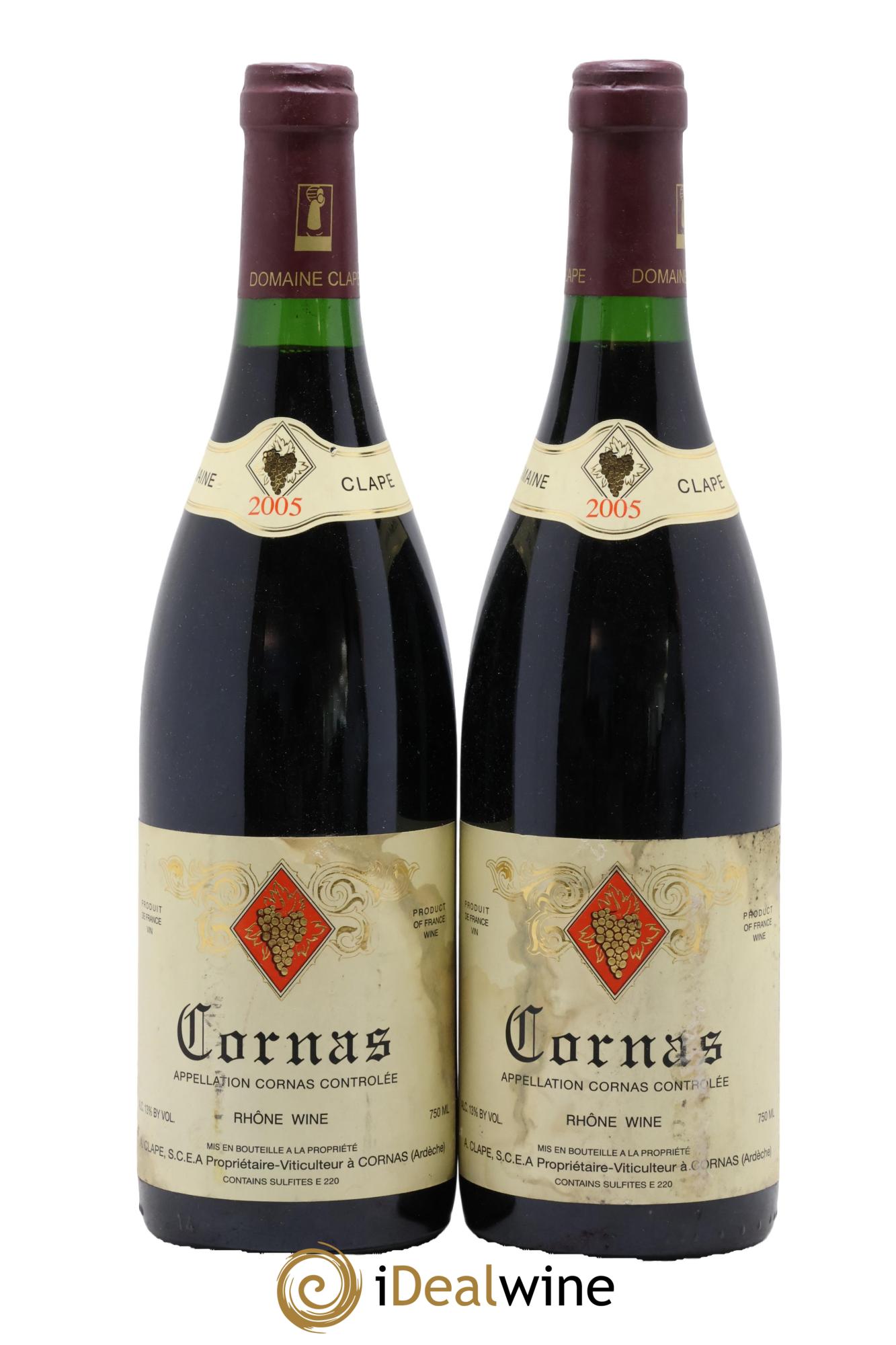 Cornas Auguste Clape 2005 - Posten von 2 Flaschen - 0