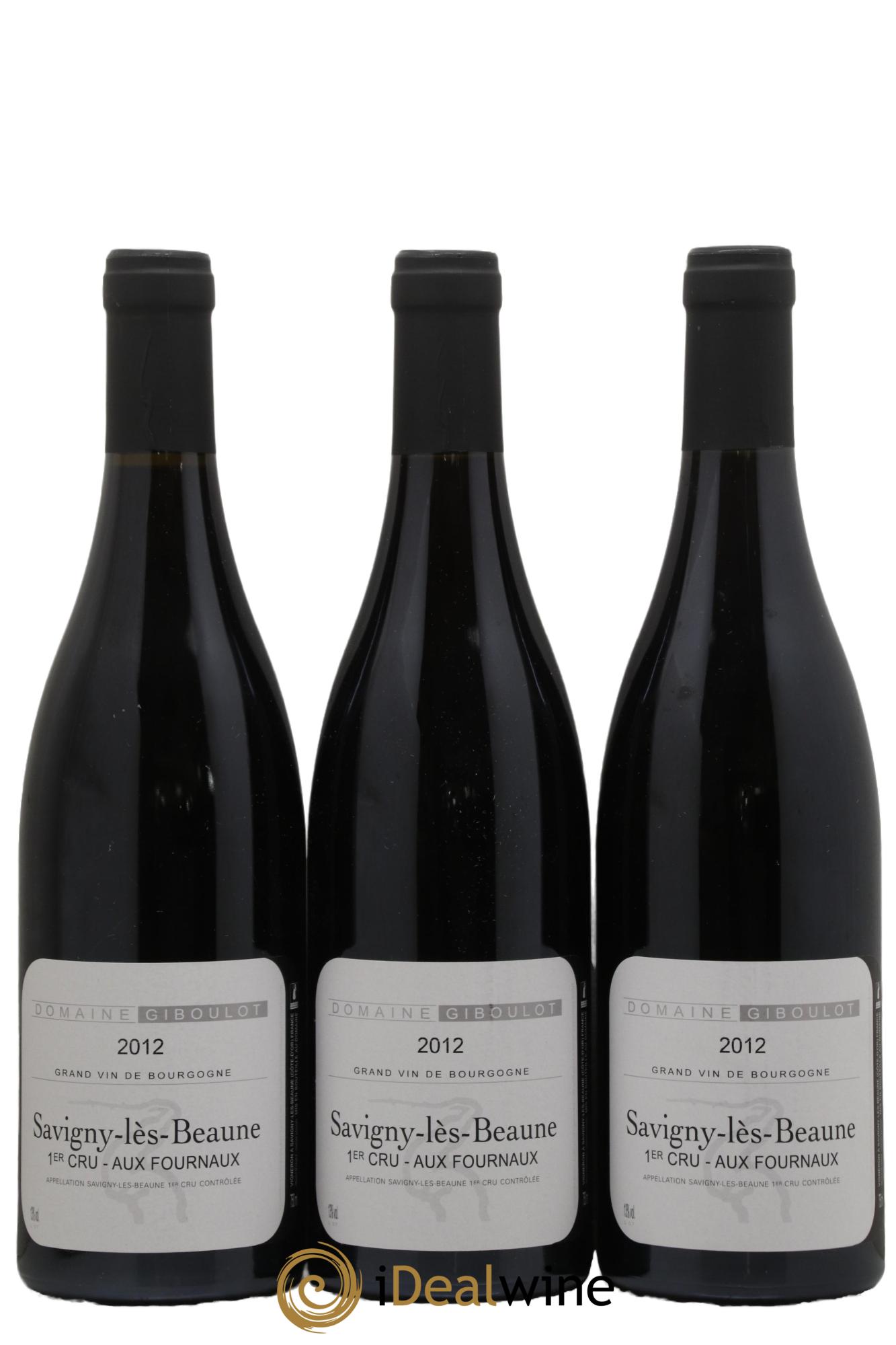 Savigny-lès-Beaune 1er Cru Aux Fourneaux Jean Michel Giboulot 2012 - Lot de 3 bouteilles - 0