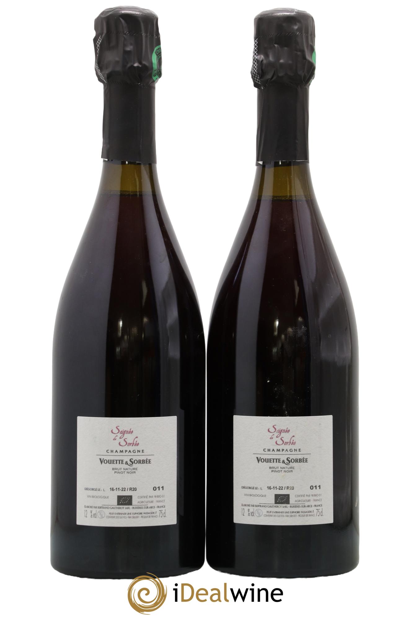 Saignée de Sorbée Extra-Brut Vouette et Sorbée - Posten von 2 Flaschen - 1