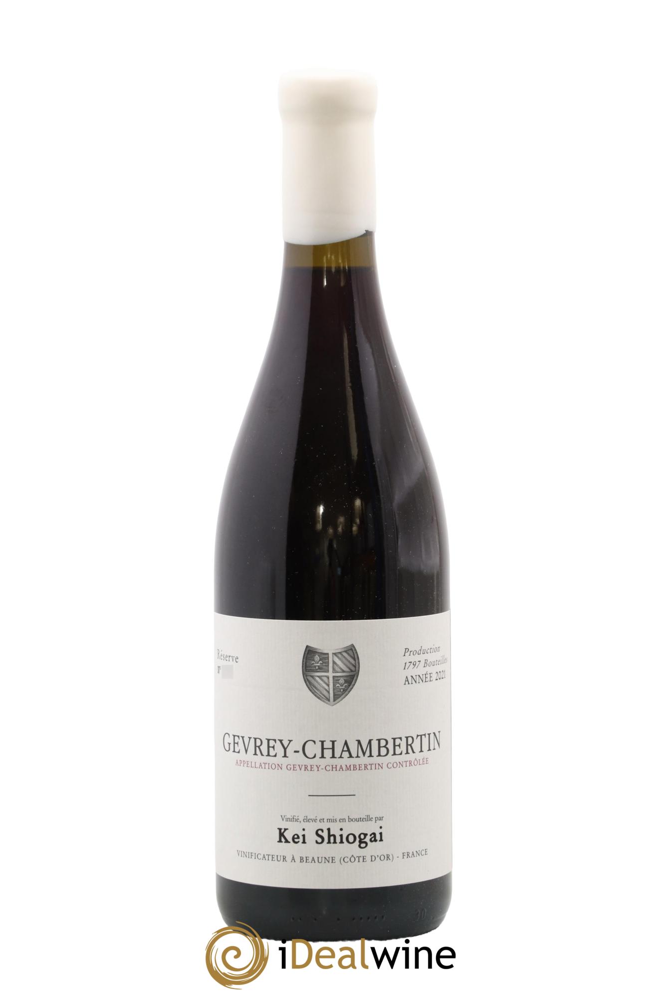Gevrey-Chambertin Kei Shiogai 2021 - Lot de 1 bouteille - 0