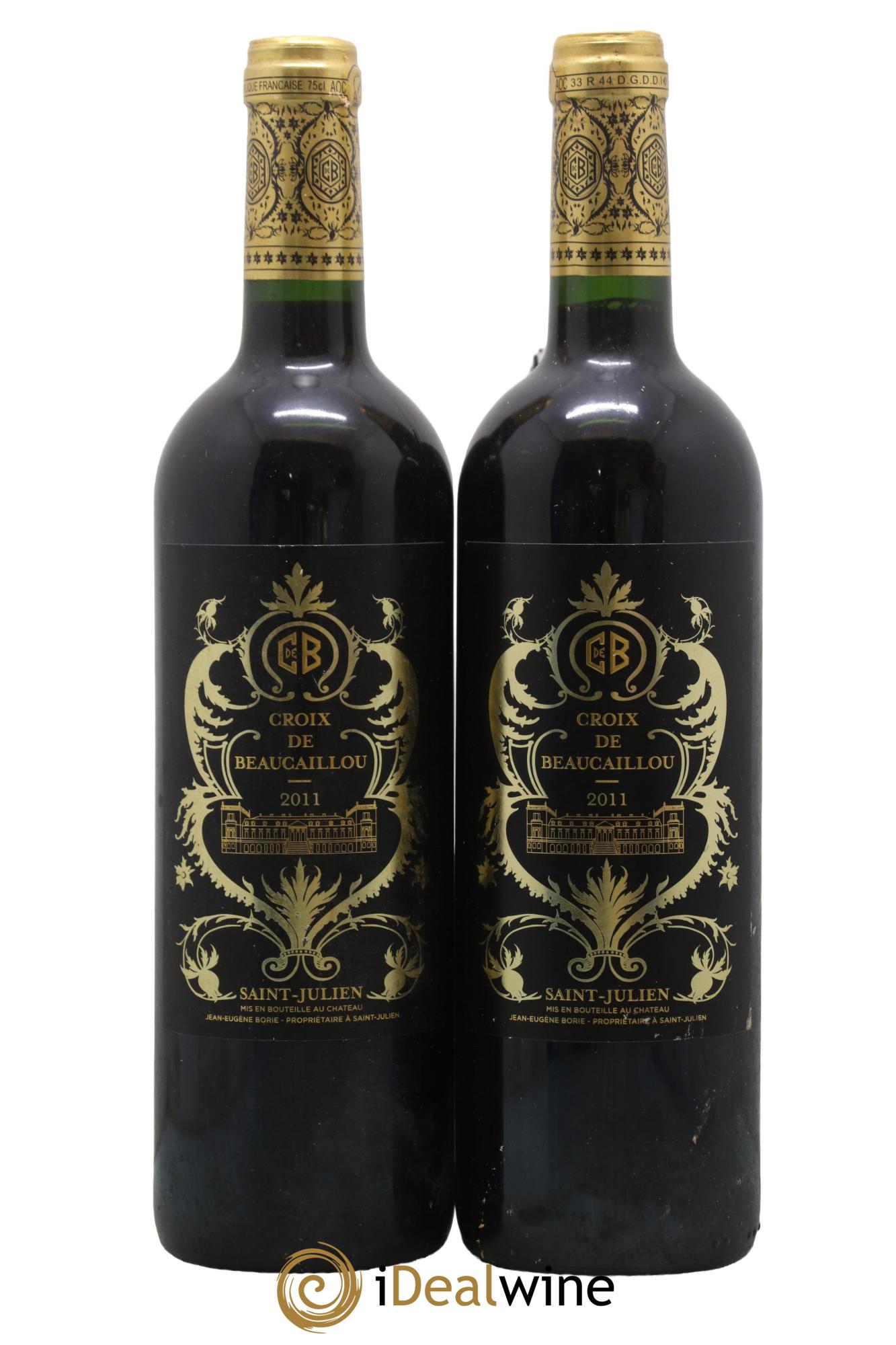 La Croix de Beaucaillou Second Vin 2011 - Lot of 2 bottles - 0