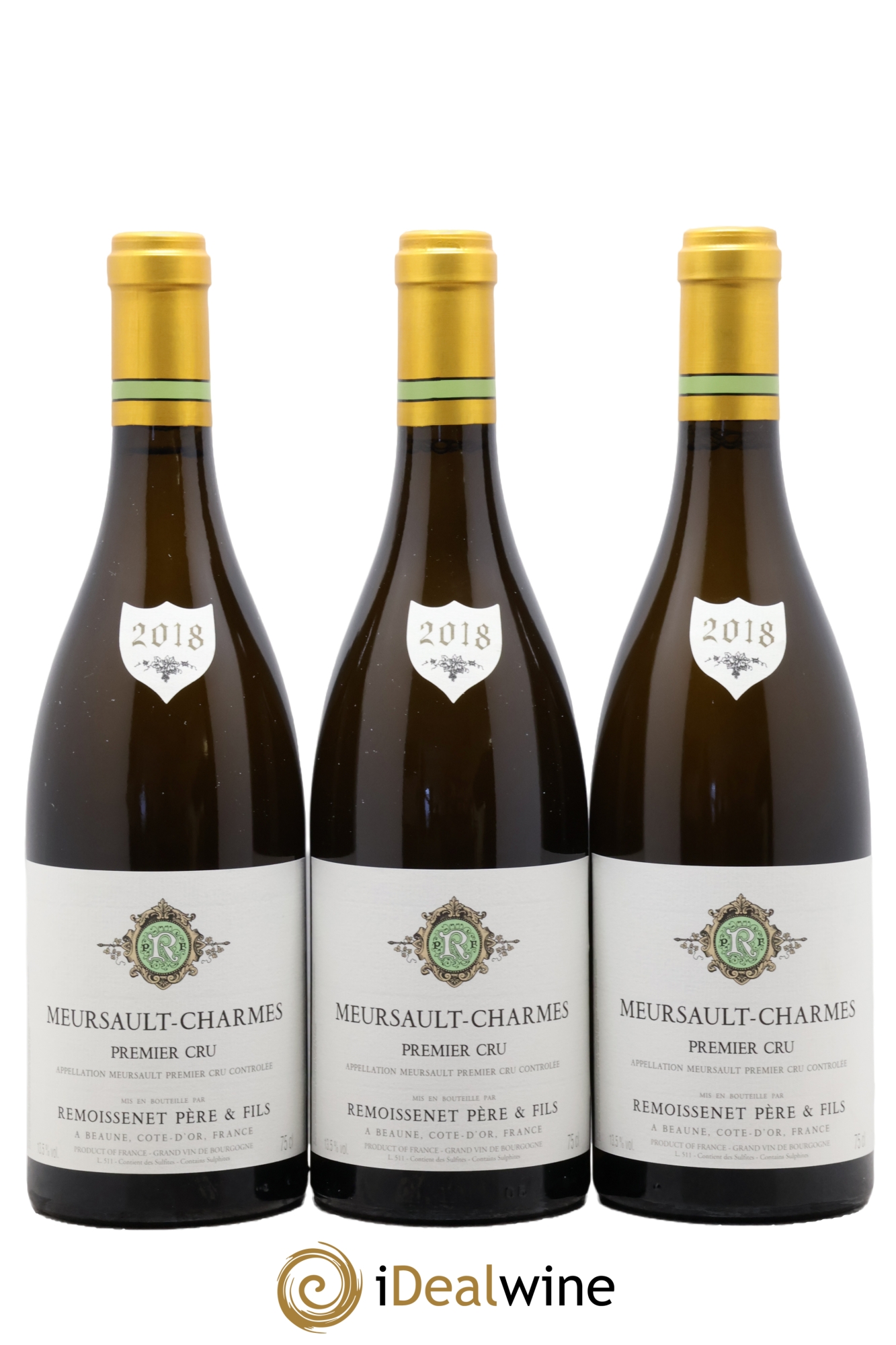 Meursault 1er Cru Charmes Remoissenet Père et Fils 2018 - Lot de 3 bouteilles - 0