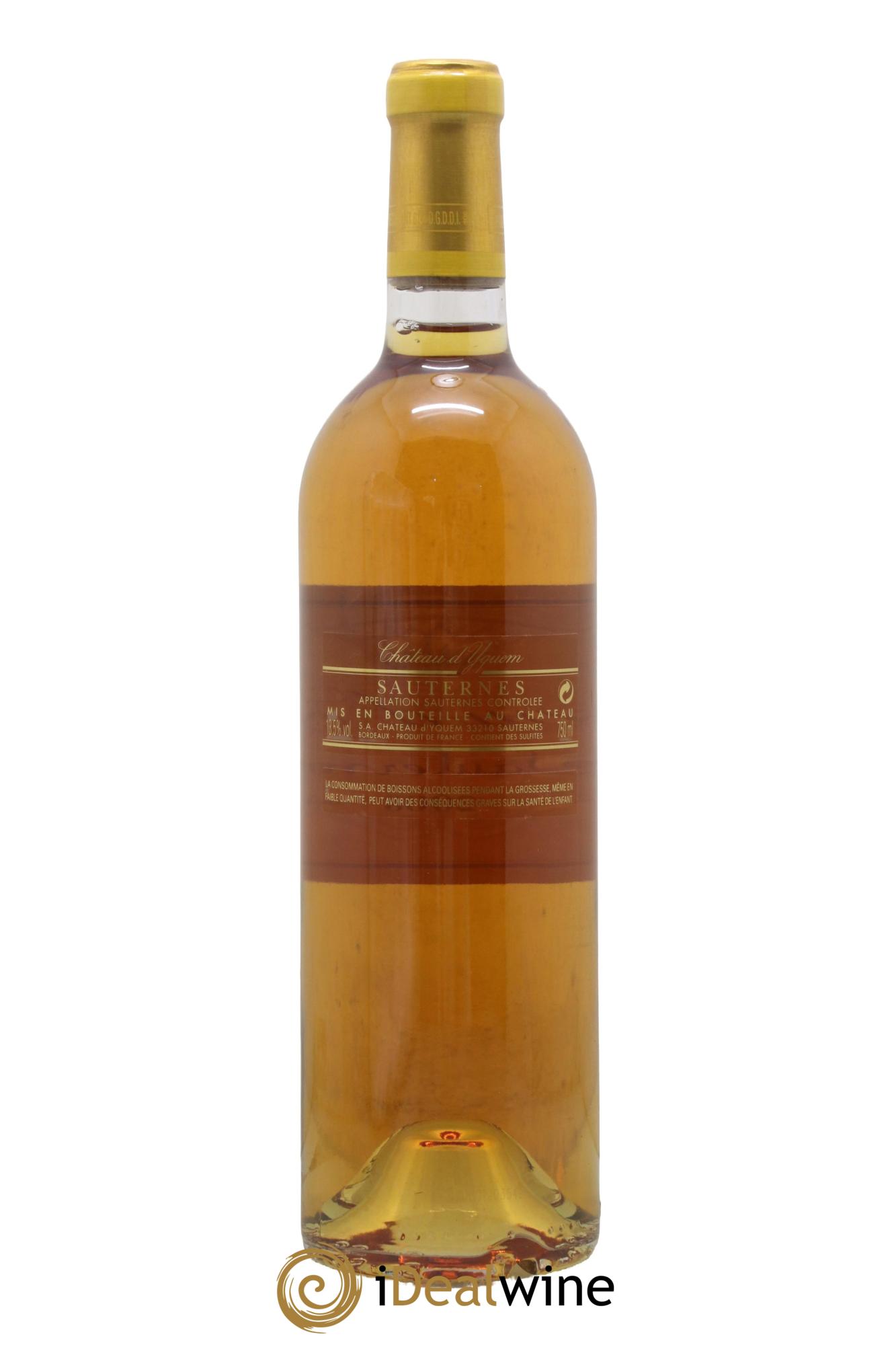 Château d' Yquem 1er Cru Classé Supérieur 2008 - Lot de 1 bouteille - 1