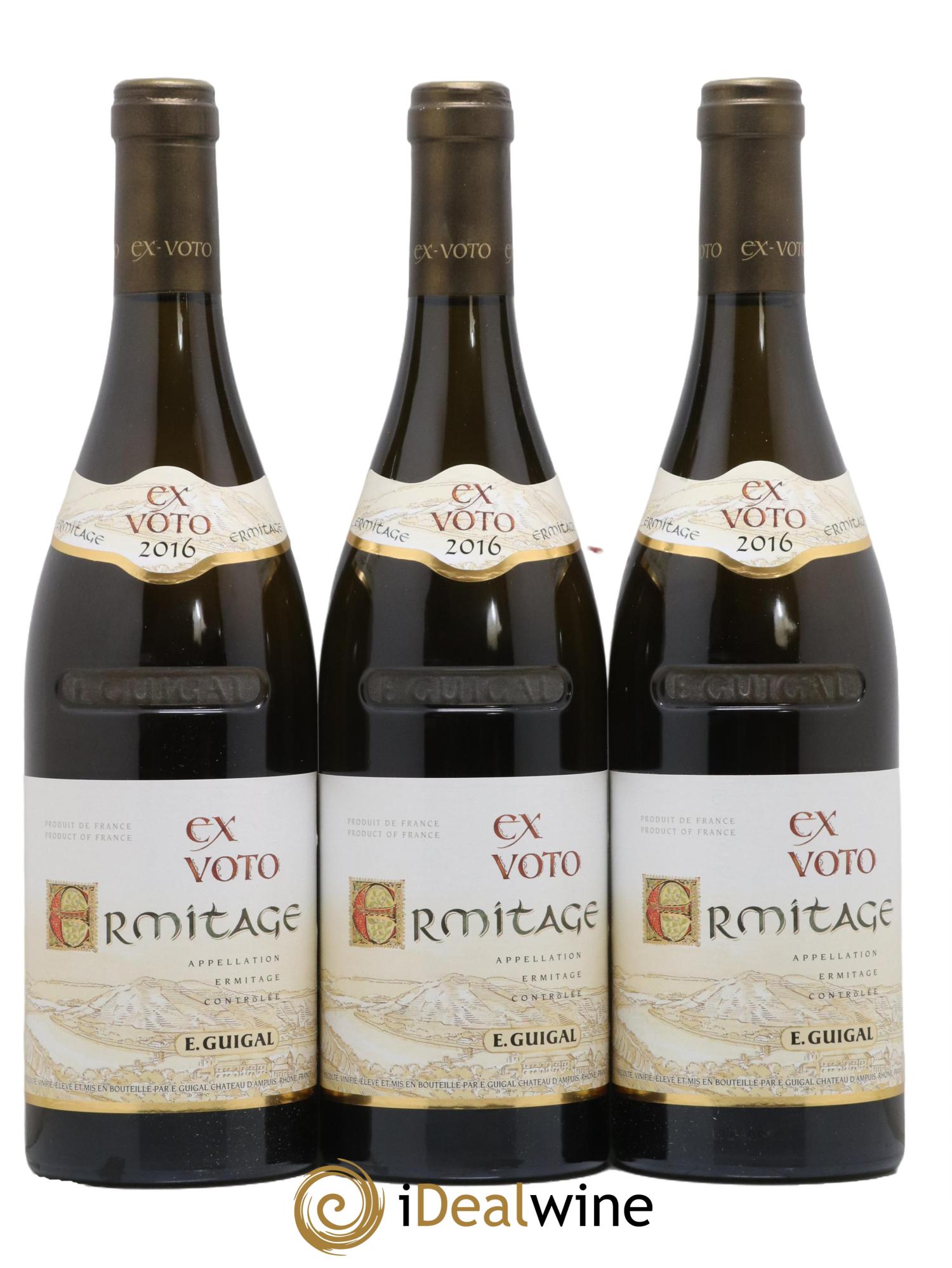 Ermitage Ex Voto Guigal 2016 - Lot de 6 bouteilles - 3