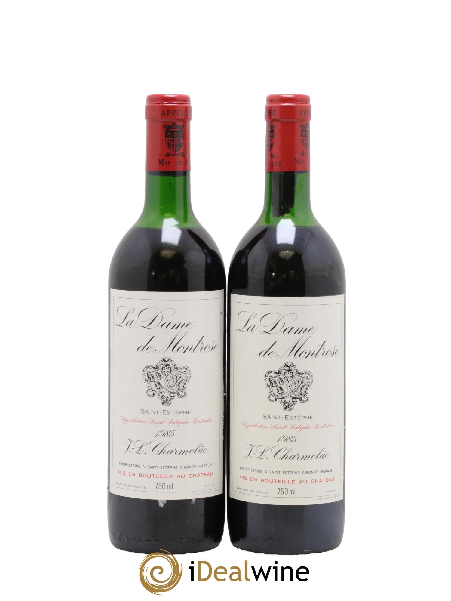 La Dame de Montrose Second Vin 1985 - Lot de 2 bouteilles - 0