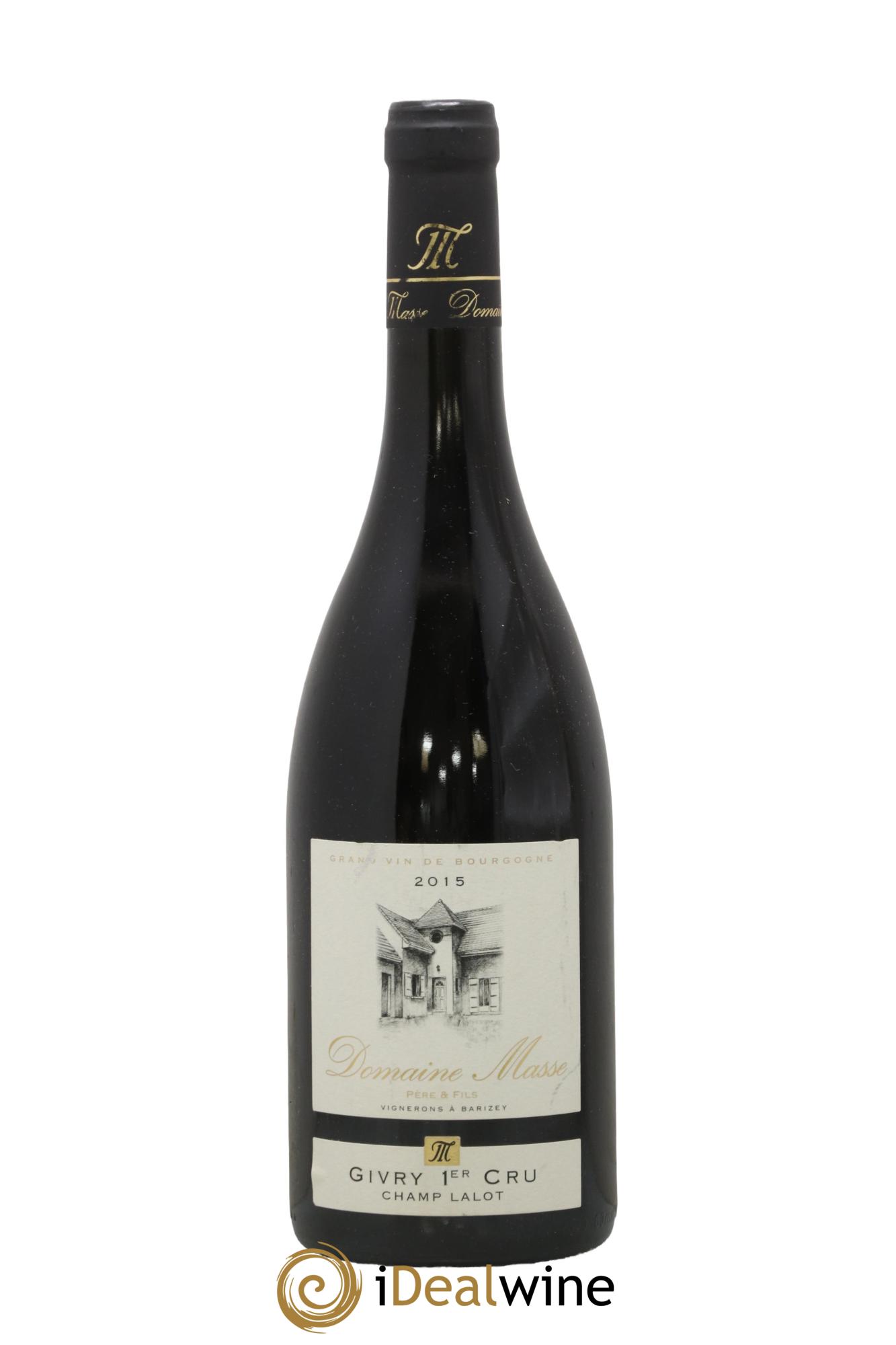 Givry 1er Cru Champ Lalot Domaine Masse Père et Fils 2015 - Lot de 1 bouteille - 0