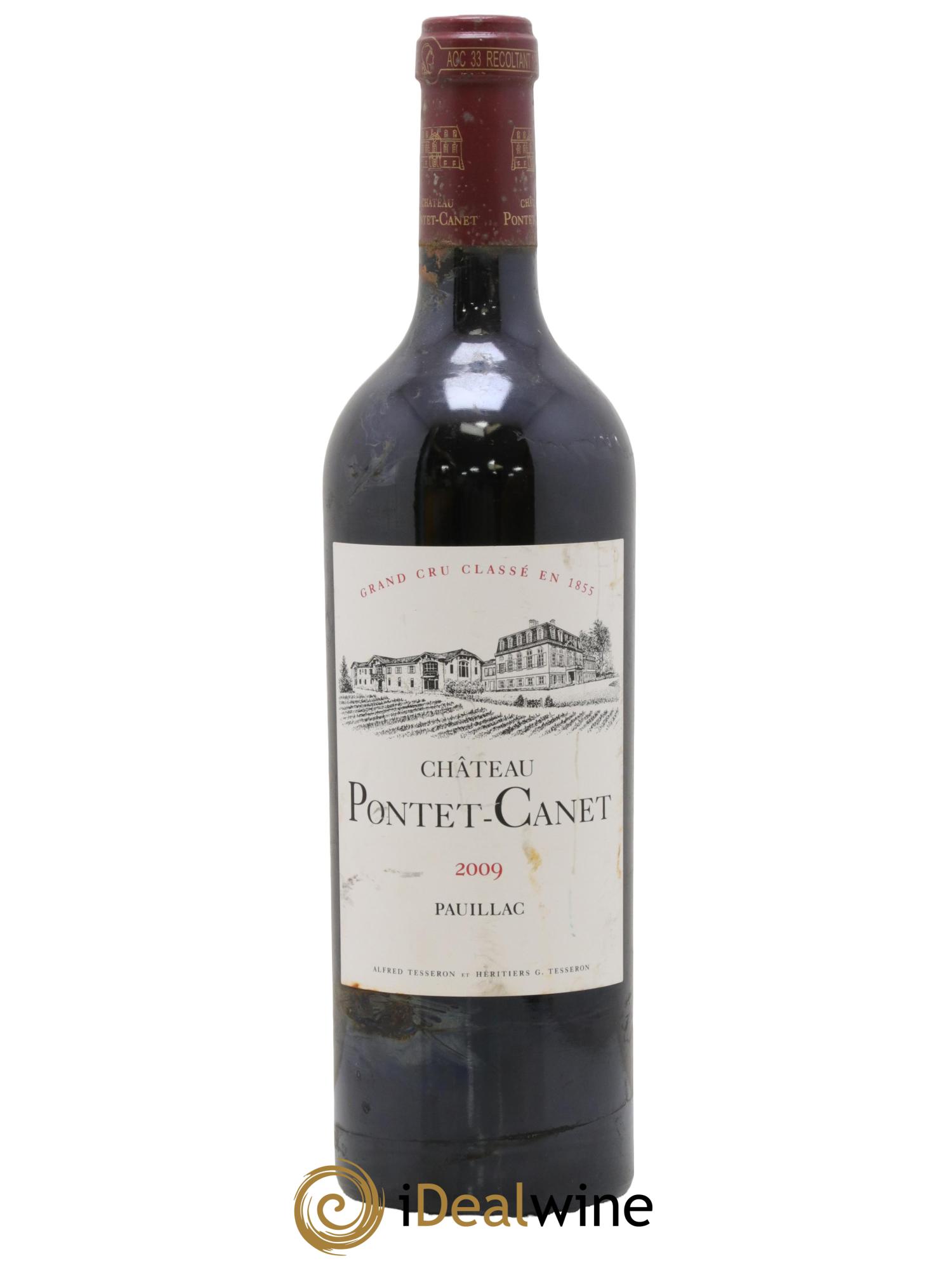Château Pontet Canet 5ème Grand Cru Classé 2009 - Lot de 1 bouteille - 0
