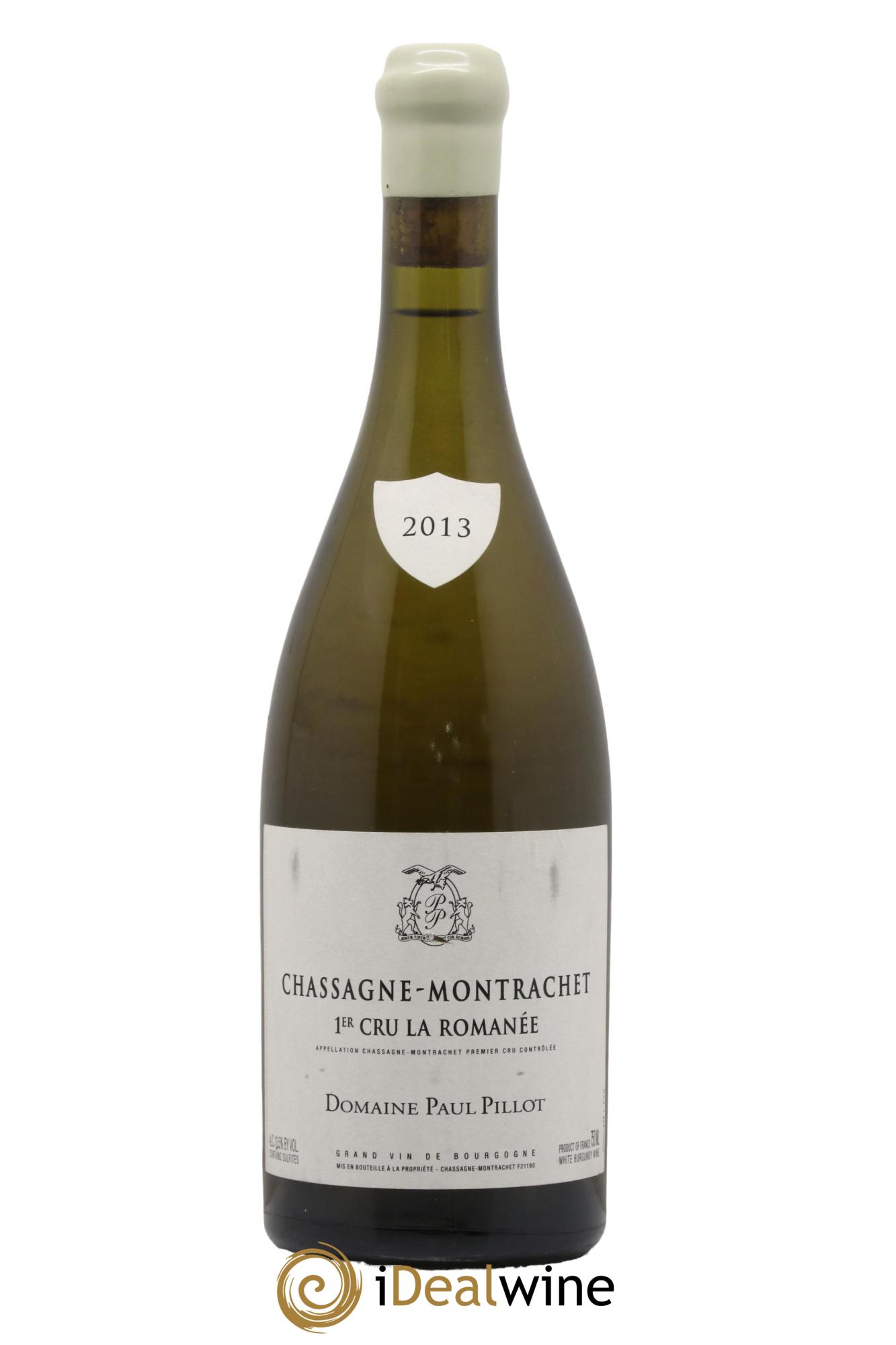 Chassagne-Montrachet 1er Cru La Romanée Paul Pillot (Domaine) 2013 - Lotto di 1 bottiglia - 0