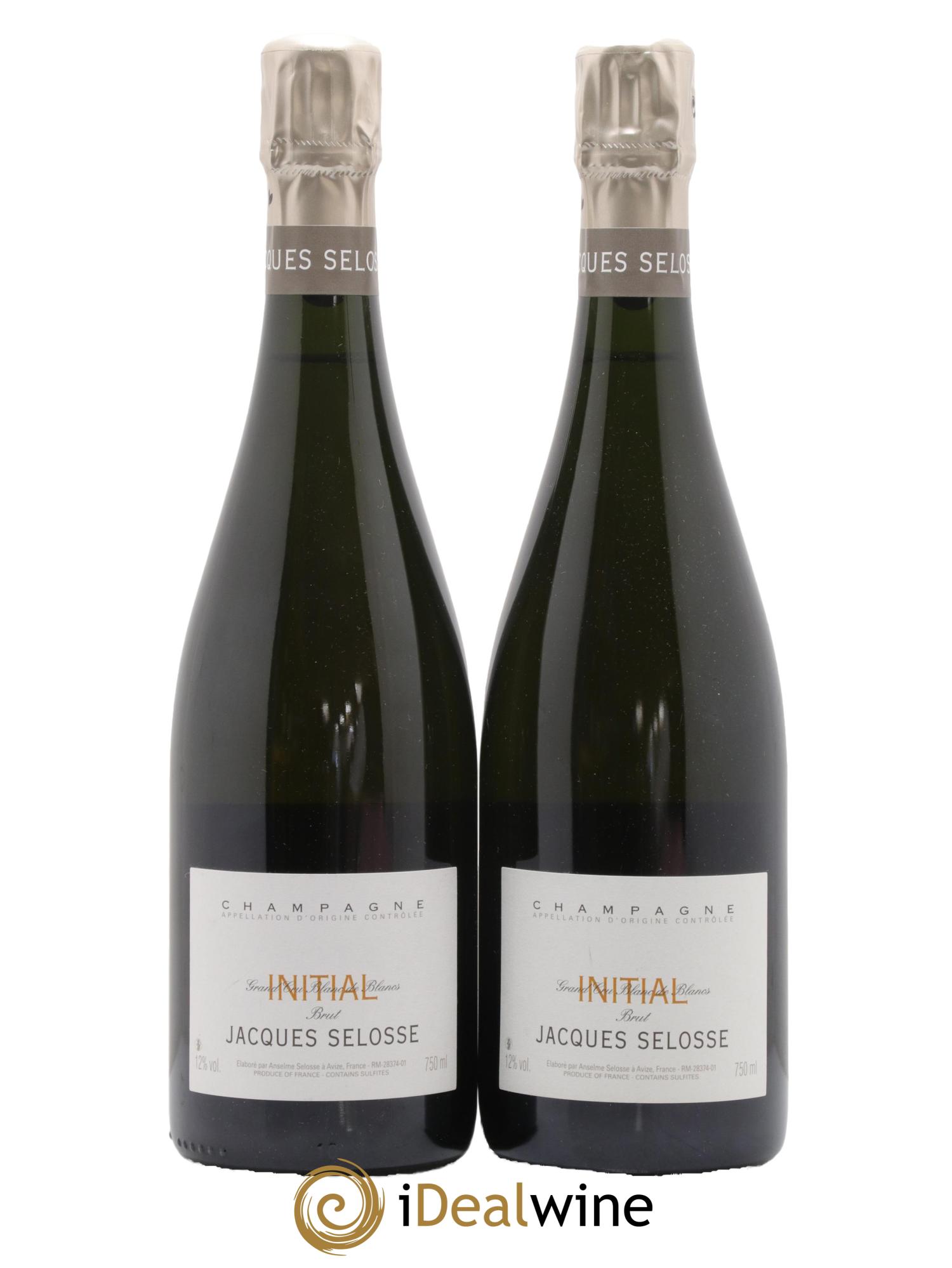 Initial Brut Jacques Selosse - Lot de 2 bouteilles - 0