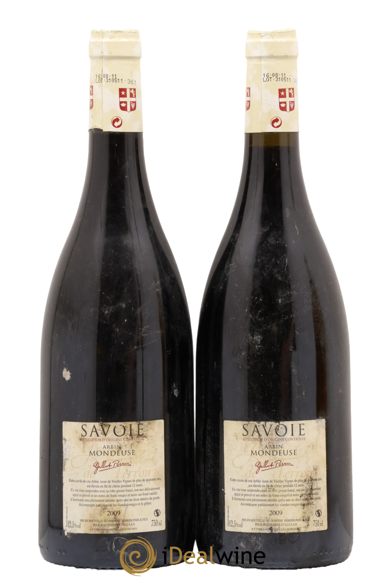 Vin de Savoie Arbin Perrier 2009 - Lot de 2 bouteilles - 1
