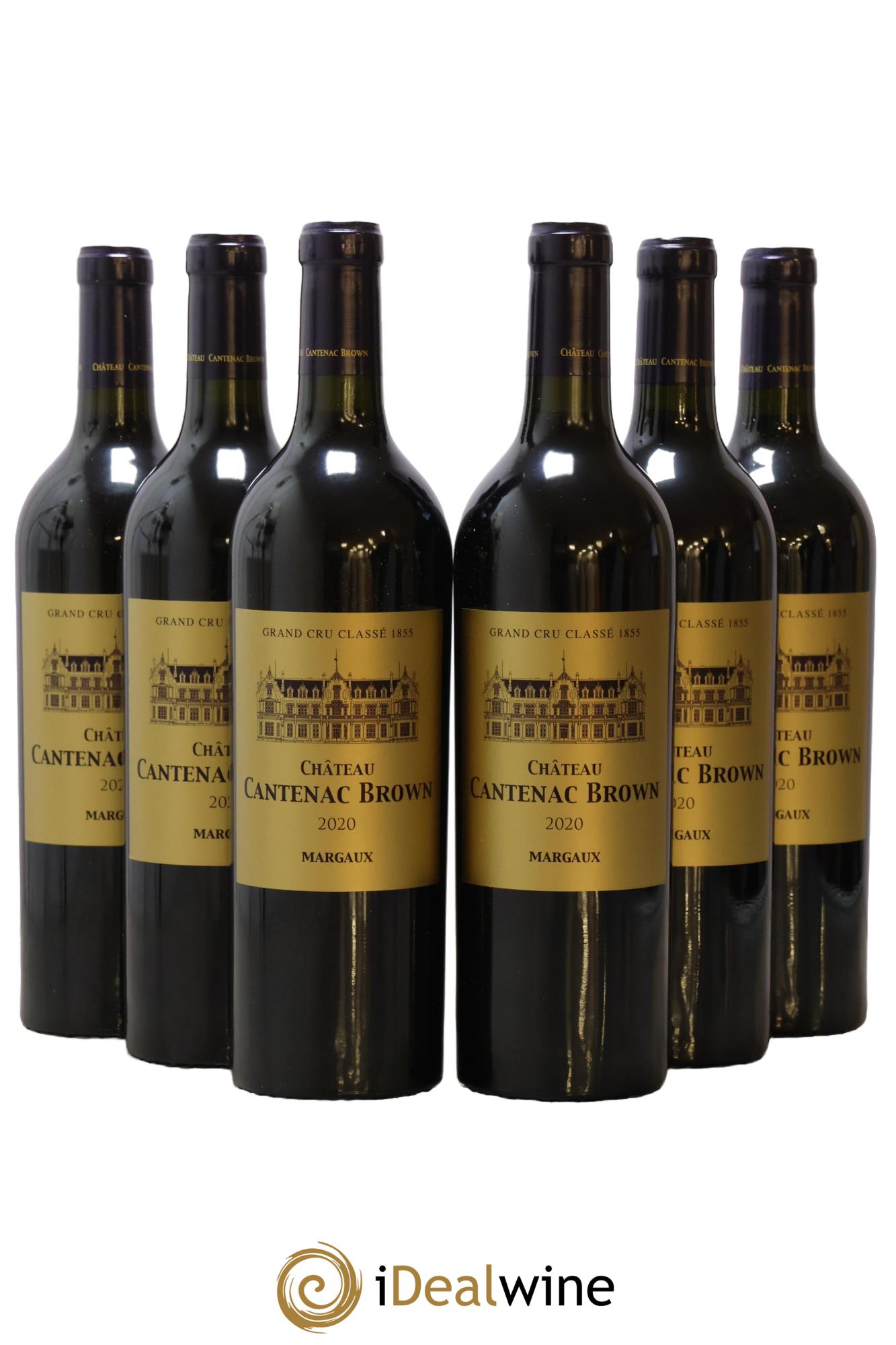 Château Cantenac Brown 3ème Grand Cru Classé 2020 - Lot of 6 bottles - 0