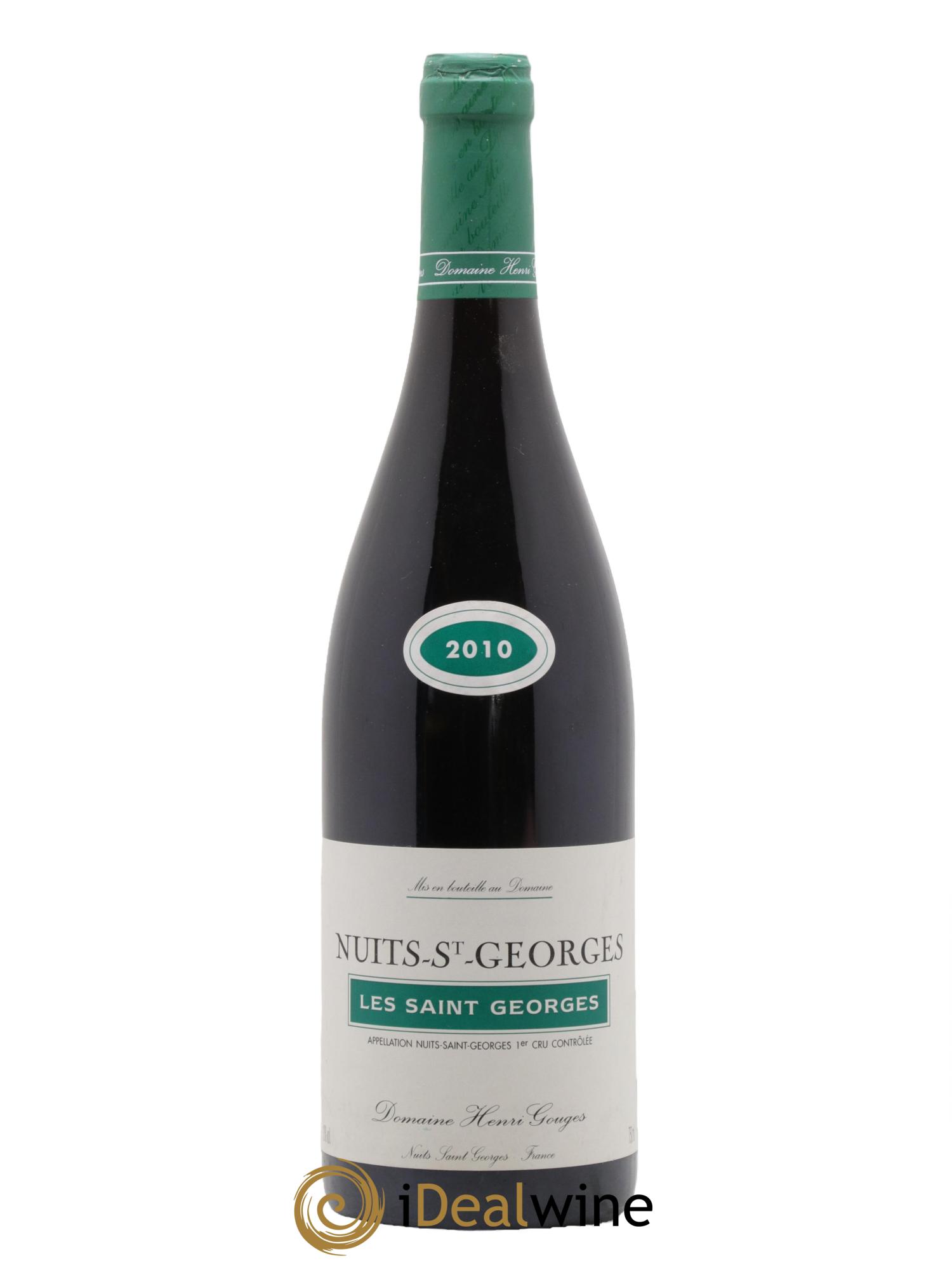 Nuits-Saint-Georges 1er Cru Les Saints Georges Henri Gouges 2010 - Posten von 1 Flasche - 0