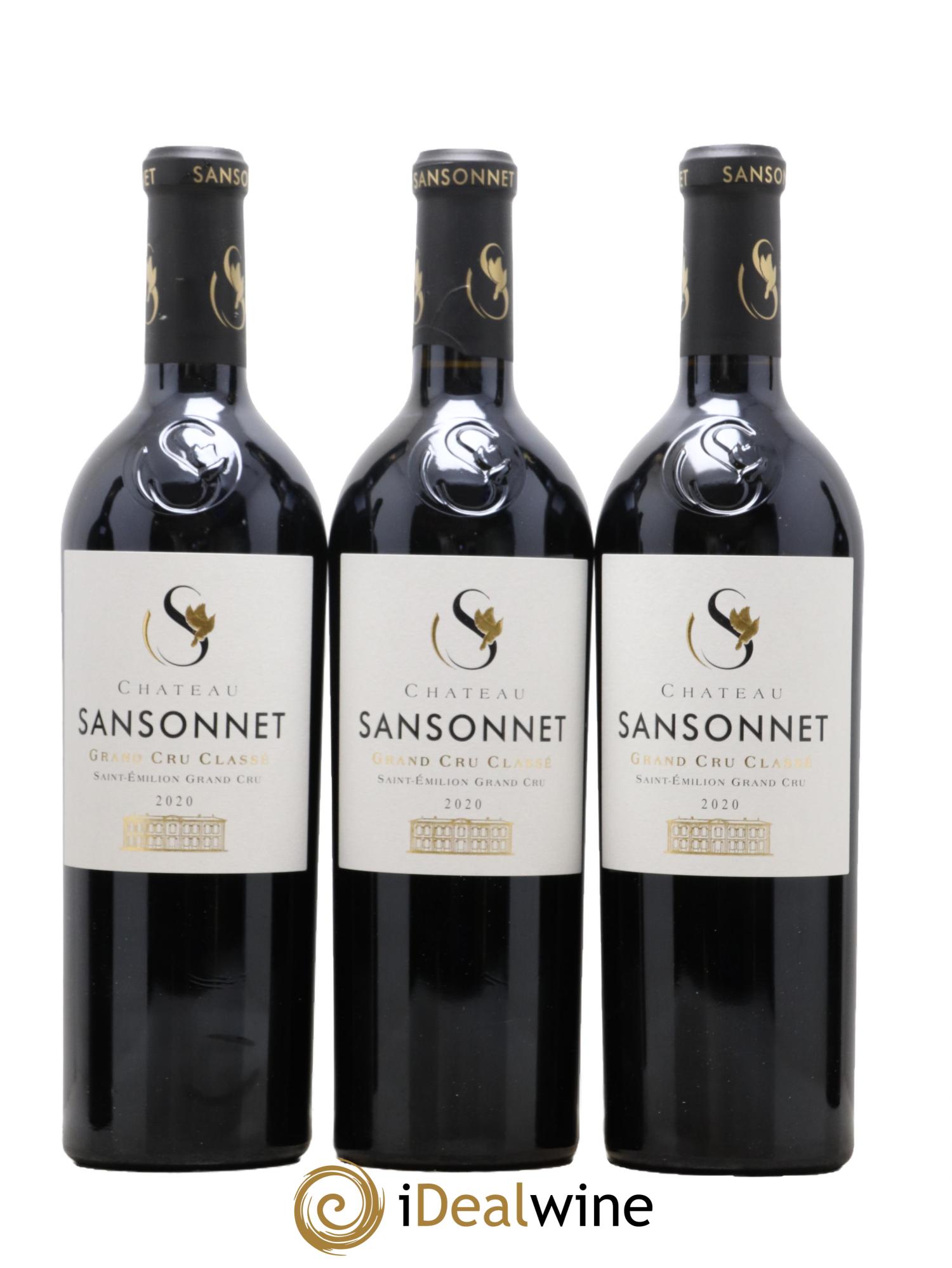 Château Sansonnet Grand Cru Classé 2020 - Lot de 12 bouteilles - 3