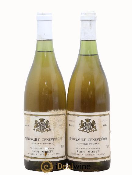 Meursault Pierre Morey (Domaine) Genevrières 1983 - Lot de 2 bouteilles - 0