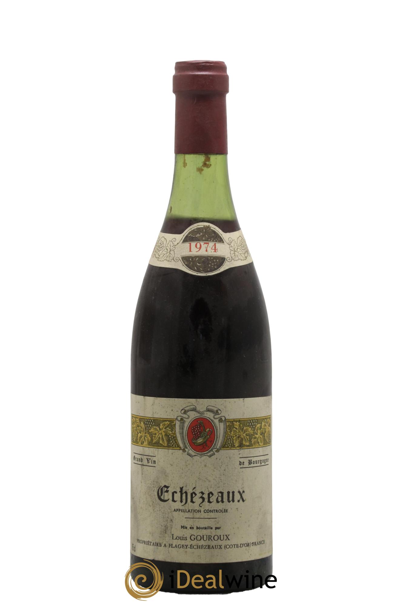 Echezeaux Grand Cru Louis Gouroux 1974 - Posten von 1 Flasche - 0